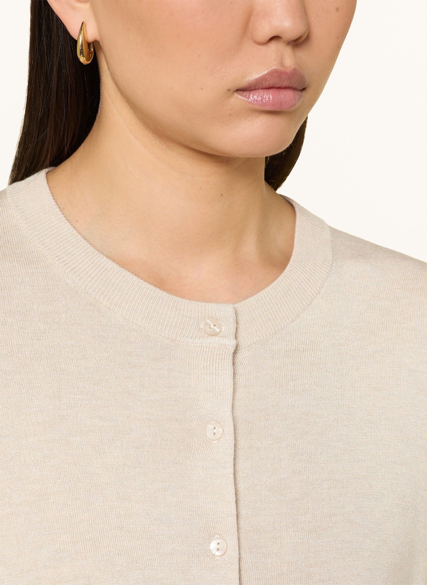 darling harbour cardigan: Sand Melange