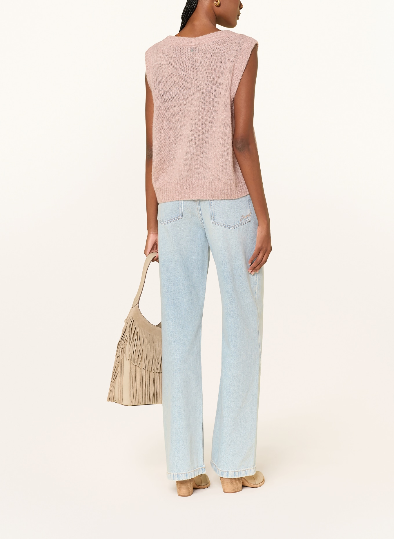 BOSS Wide-Leg Jeans MARLENE: 431 BRIGHT BLUE