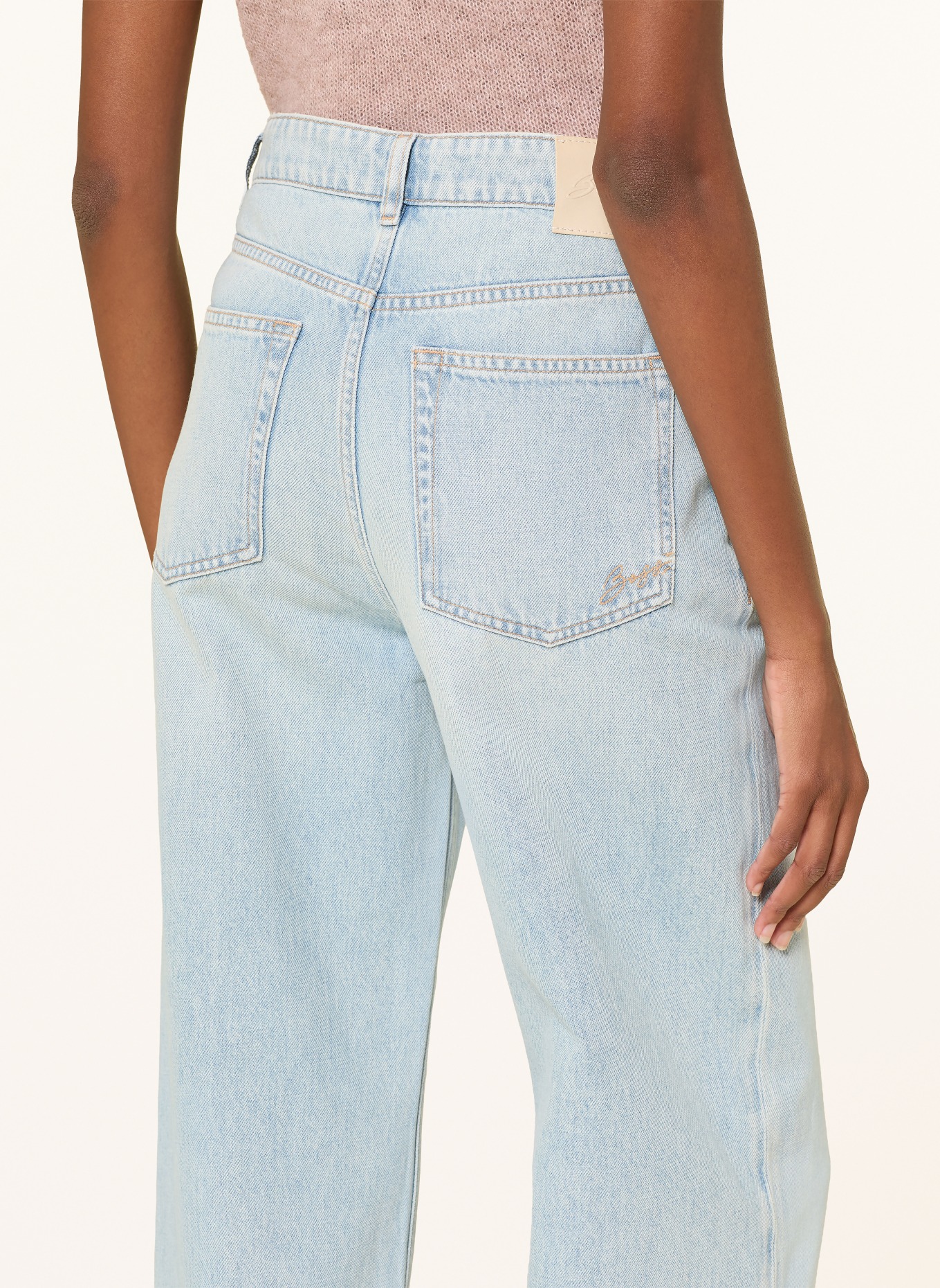 BOSS Wide-Leg Jeans MARLENE: 431 BRIGHT BLUE