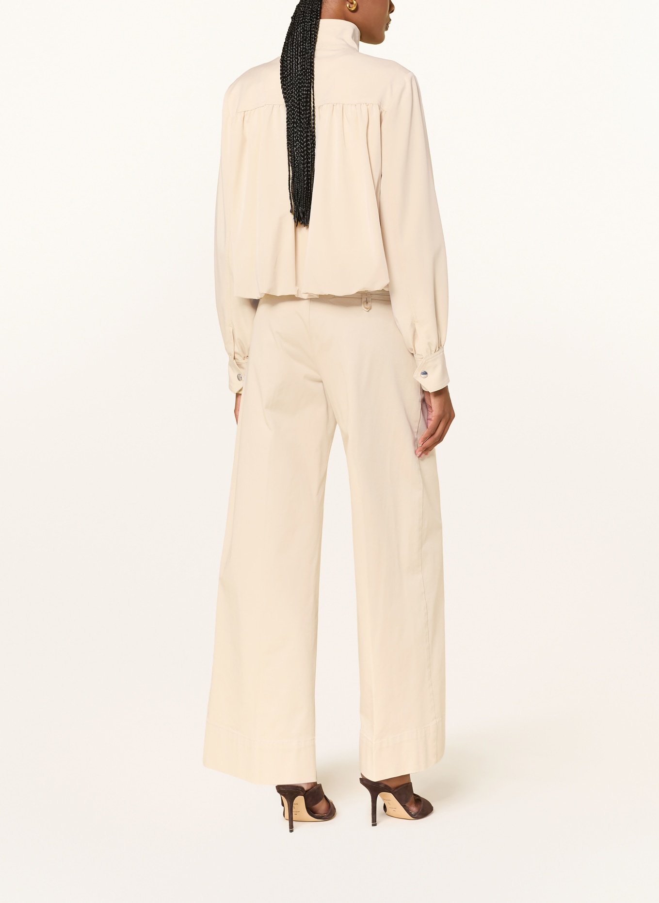 BOSS Marlene-byxor TAWIDE: BEIGE