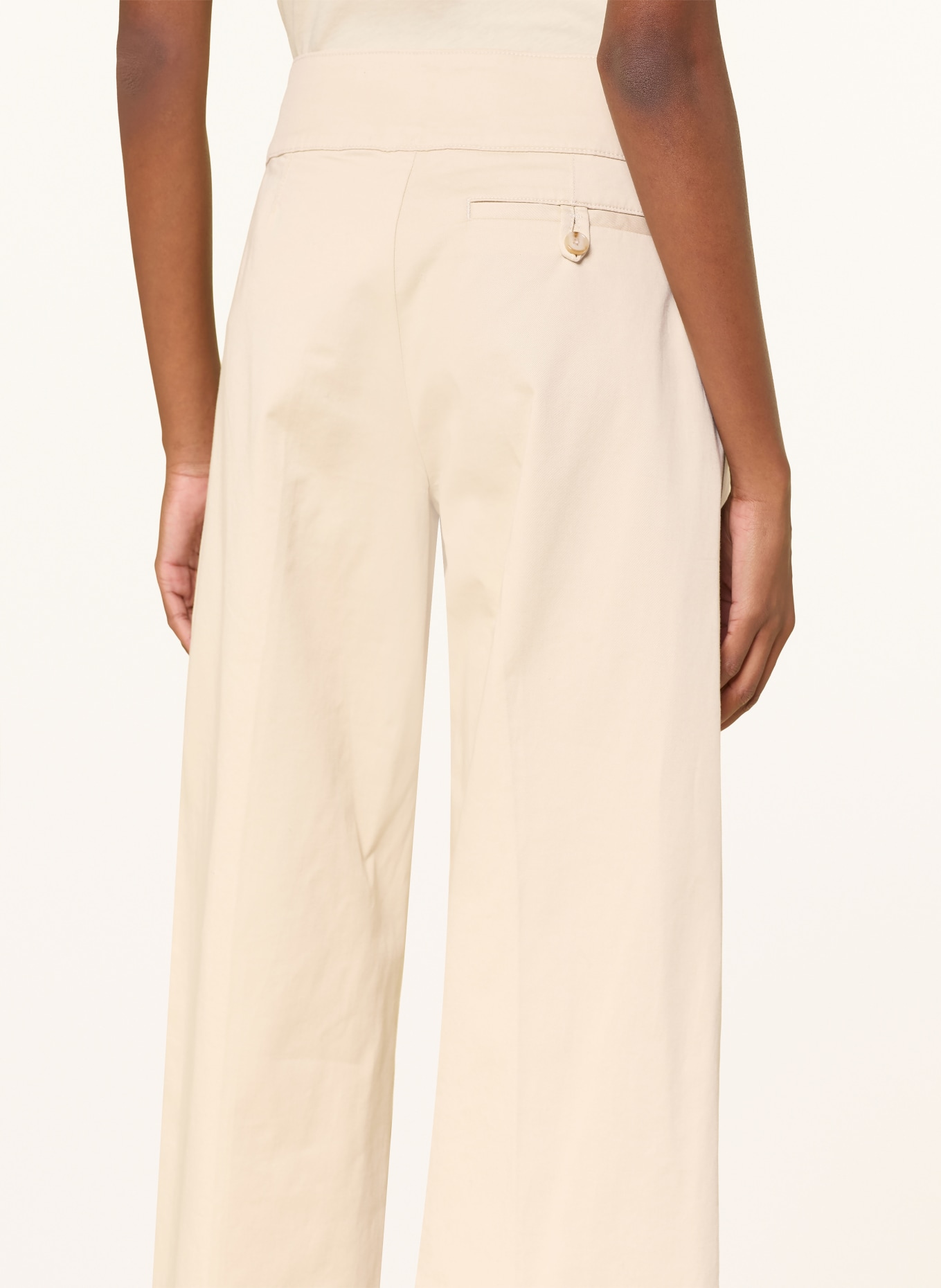 BOSS Marlene-byxor TAWIDE: BEIGE