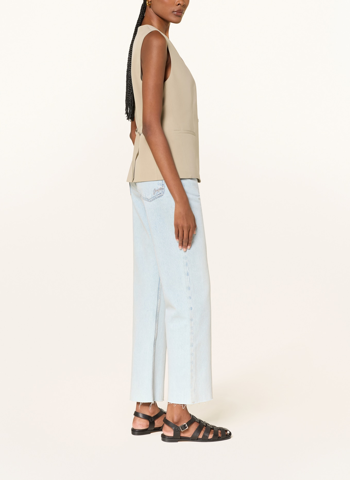 BOSS Klasické džíny ADA: 451 LIGHT/PASTEL BLUE