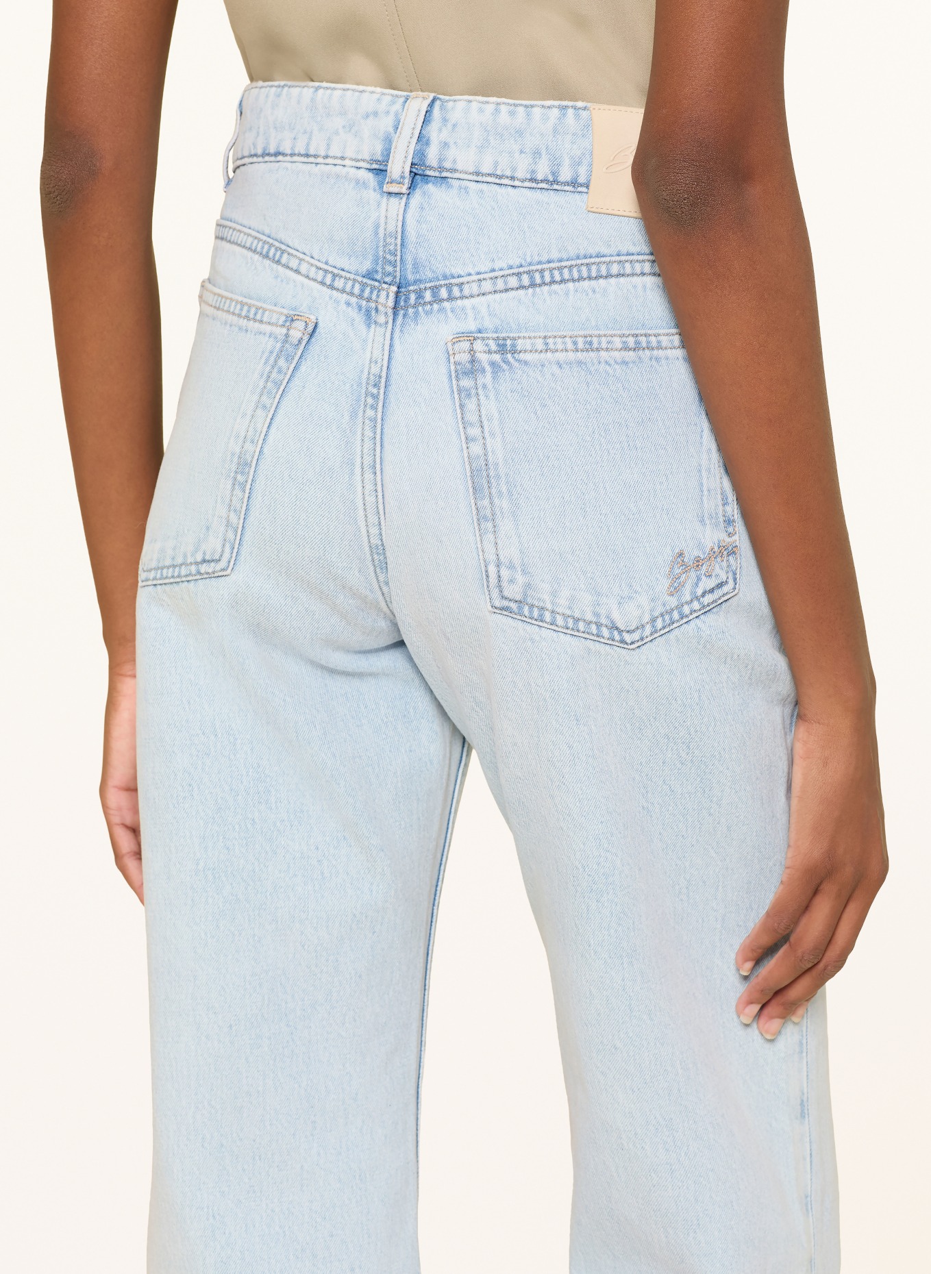 BOSS Klasické džíny ADA: 451 LIGHT/PASTEL BLUE