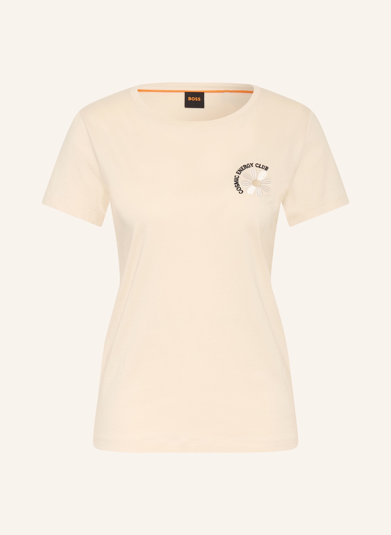 BOSS ELOVE T-shirt: LIGHT YELLOW
