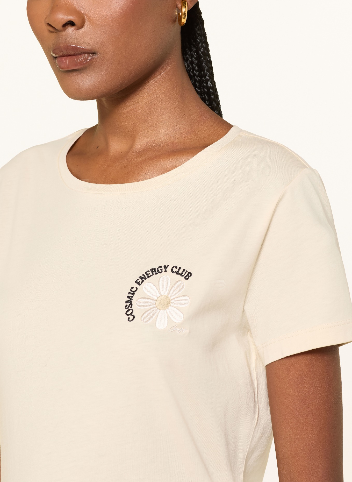 BOSS ELOVE T-shirt: LIGHT YELLOW