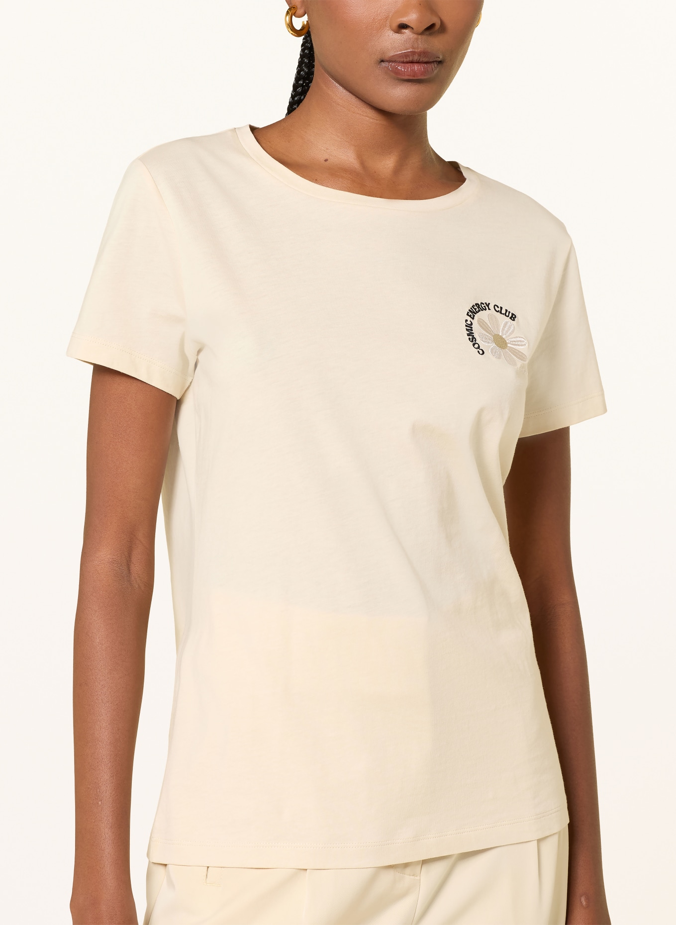 BOSS ELOVE T-shirt: LIGHT YELLOW
