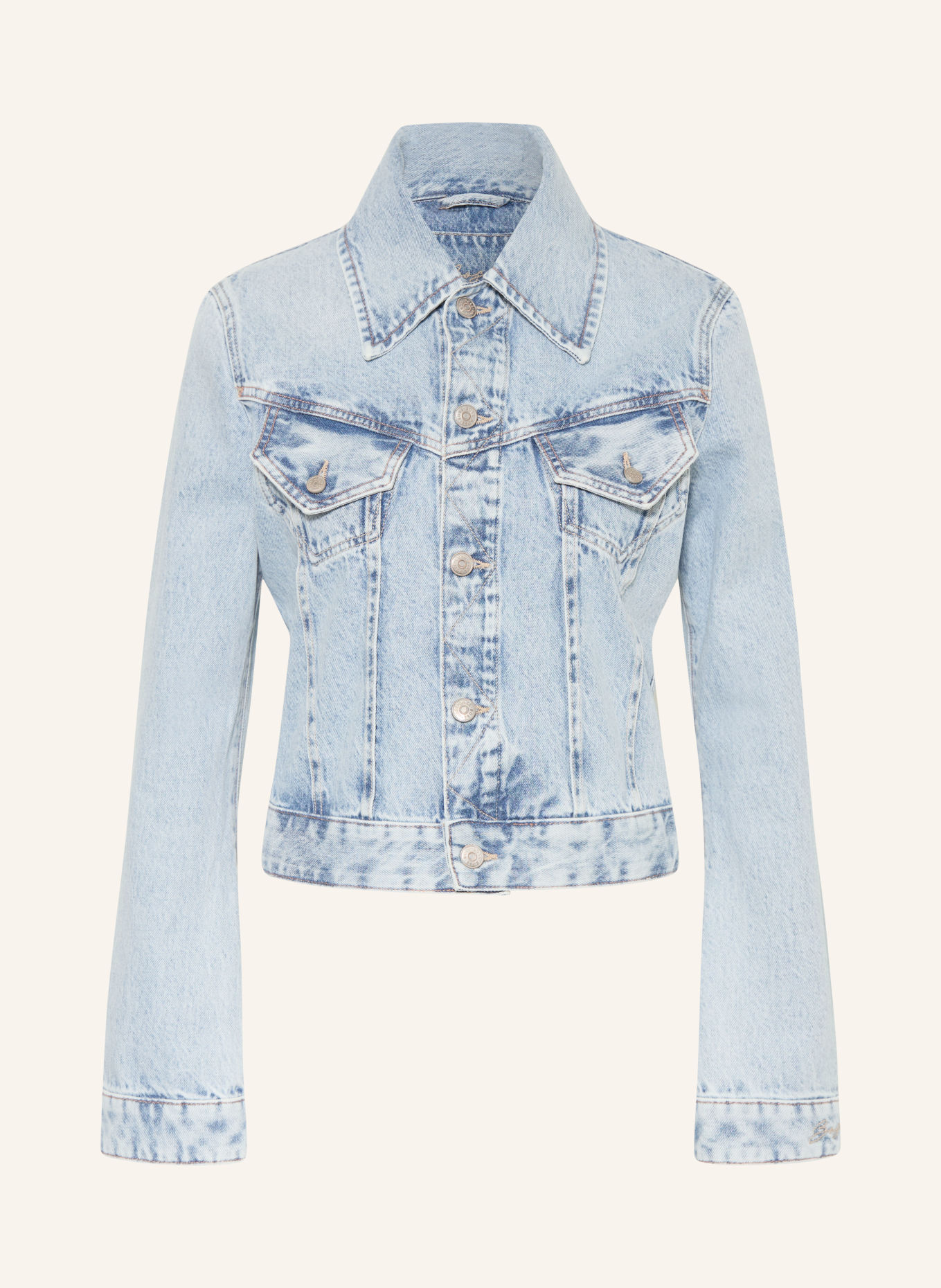 BOSS Jeansjacke TRUCKER: 460 OPEN BLUE