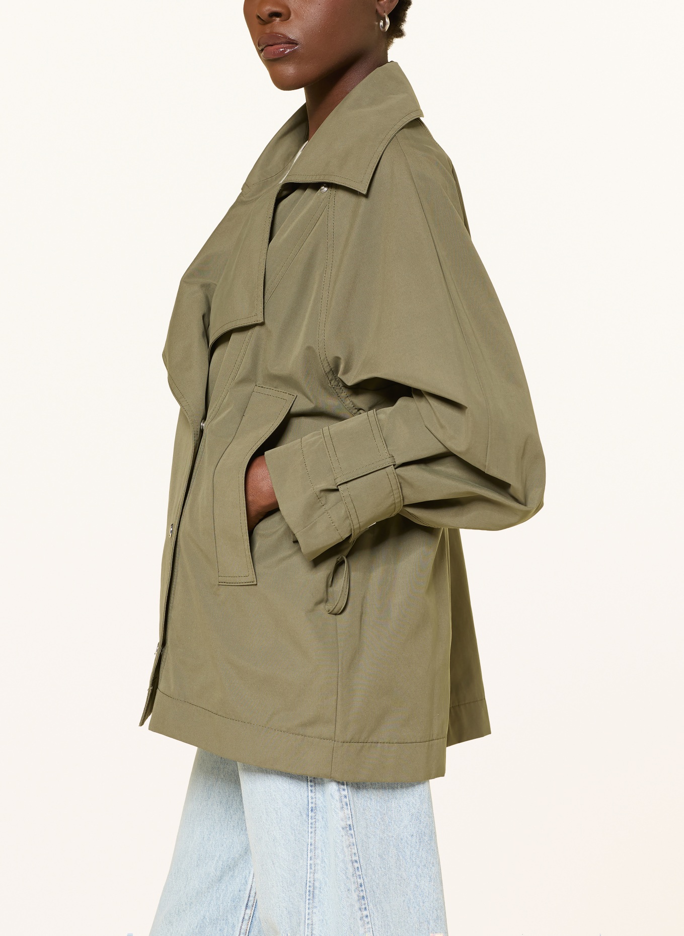 BOSS Veste trench CALISETTA: OLIVE