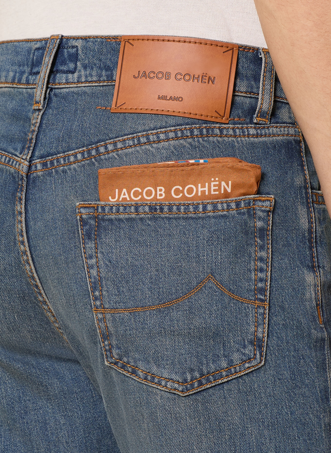 JACOB COHEN Dżinsy EDO o kroju slim fit: 100D DARK BLUE