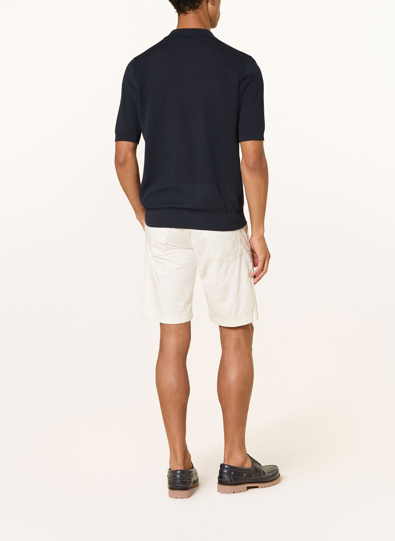 JACOB COHEN Short chino JUM coupe slim: ÉCRU