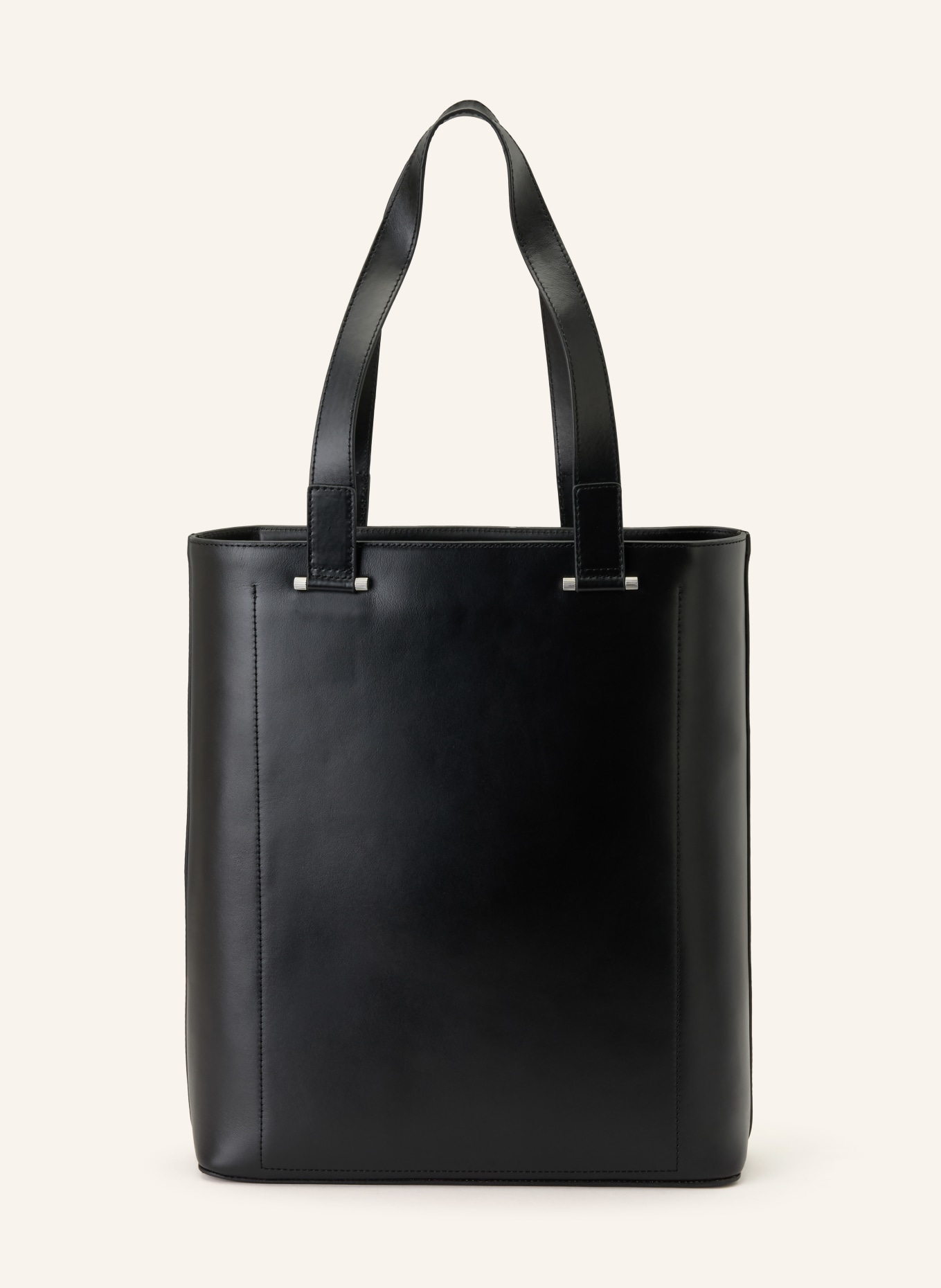 TIGER OF SWEDEN Sac cabas TABERNE: NOIR / ARGENT