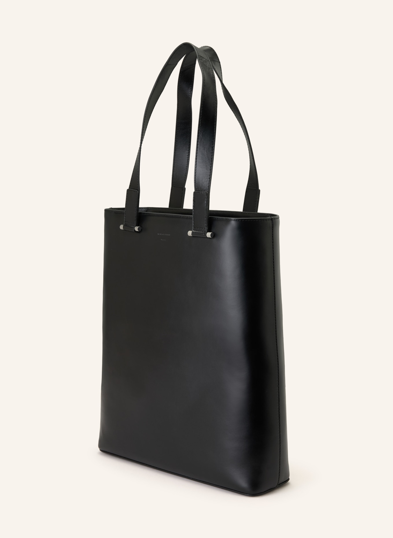 TIGER OF SWEDEN Sac cabas TABERNE: NOIR / ARGENT