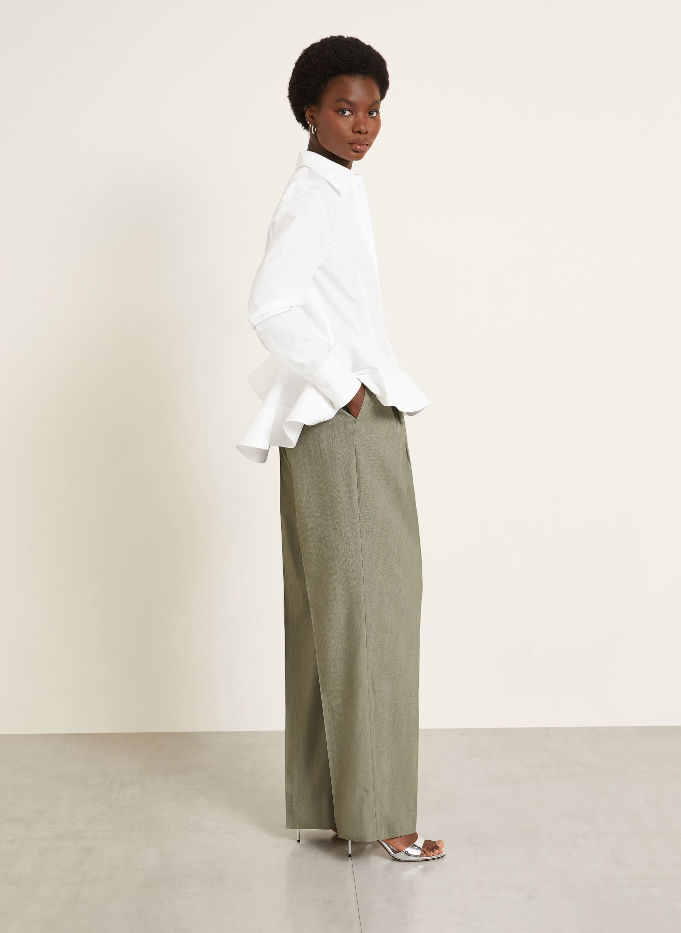 STELLA McCARTNEY Marlenehose: KHAKI