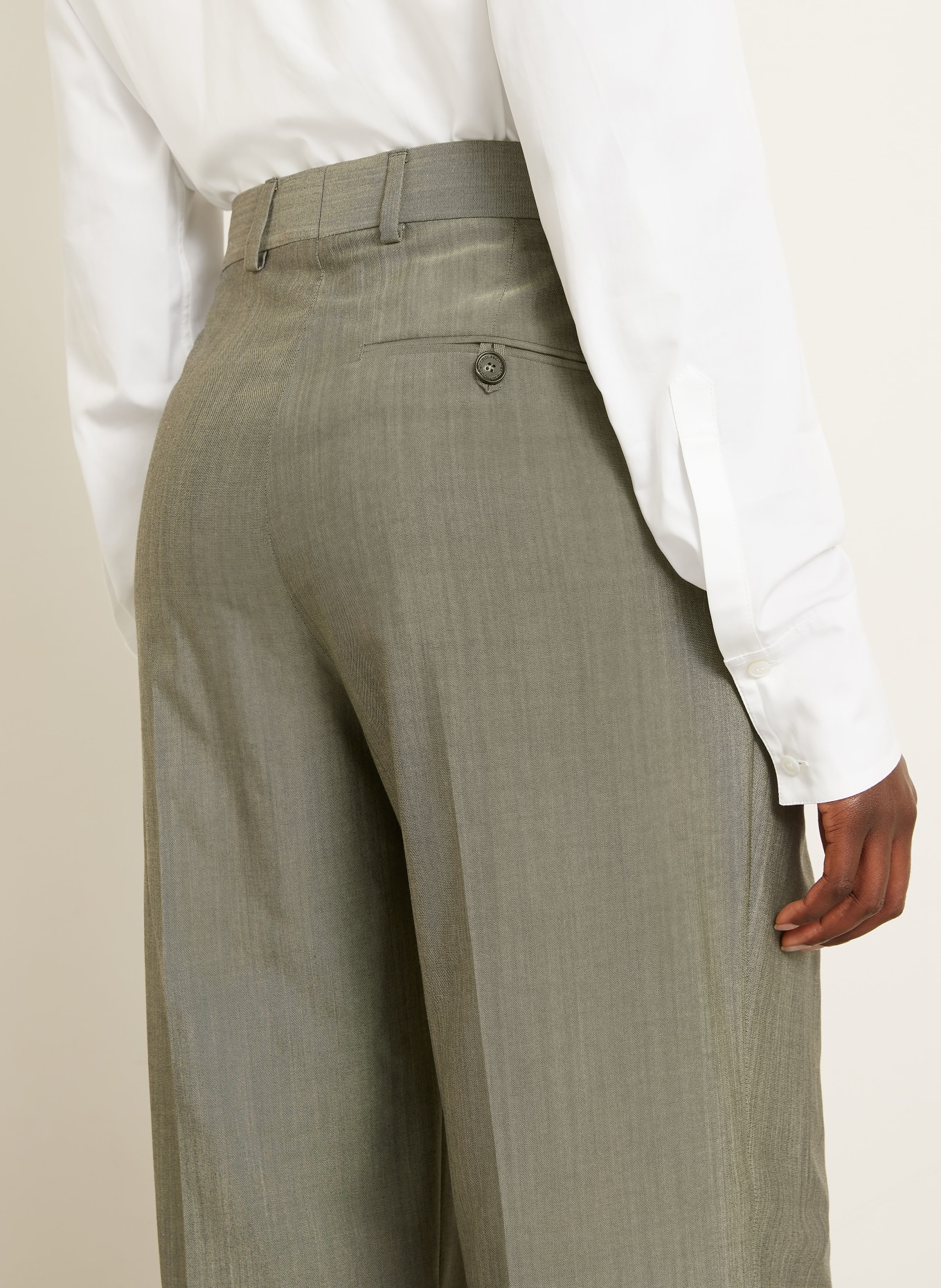 STELLA McCARTNEY Marlenehose: KHAKI