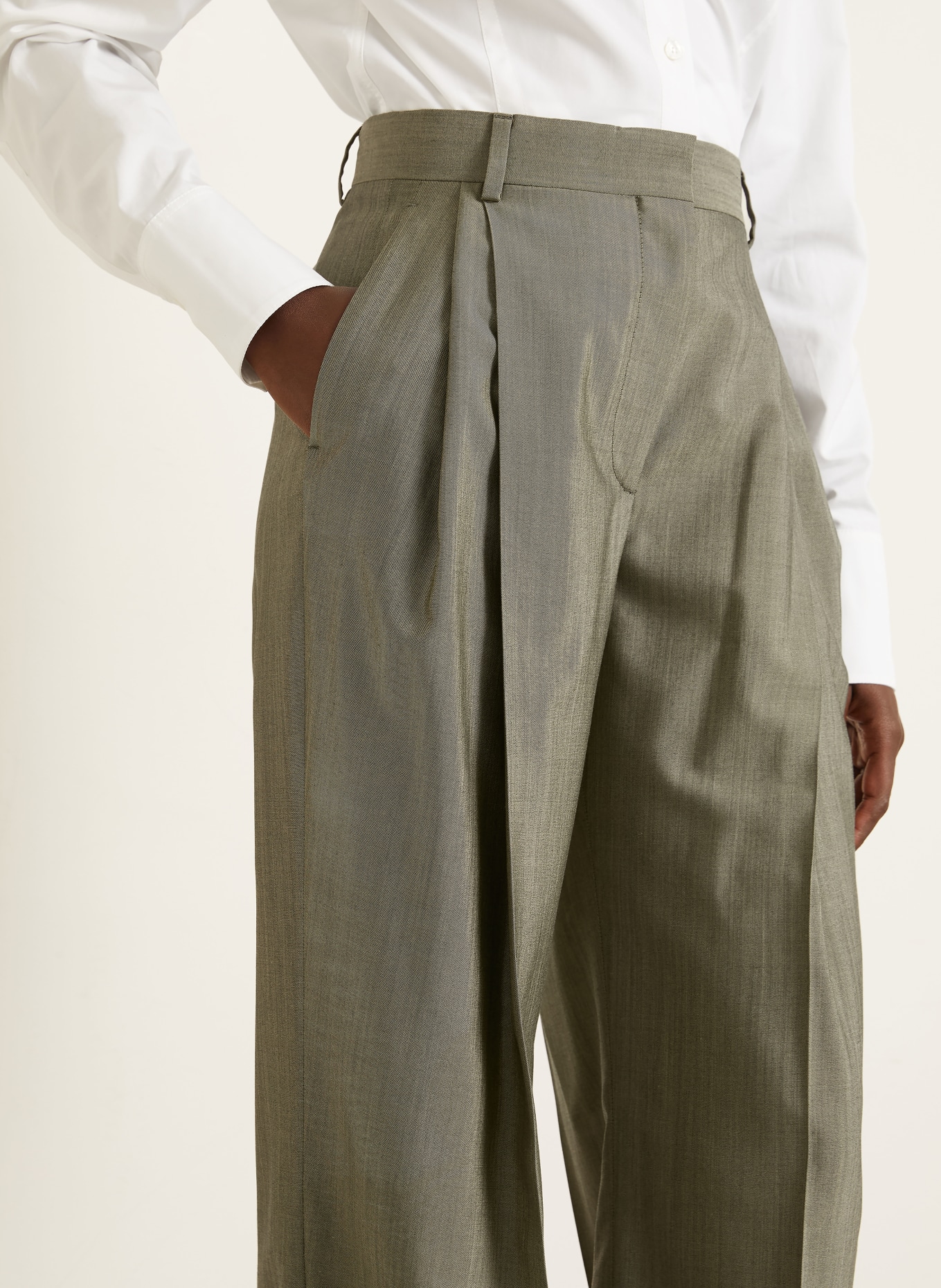 STELLA McCARTNEY Marlenehose: KHAKI