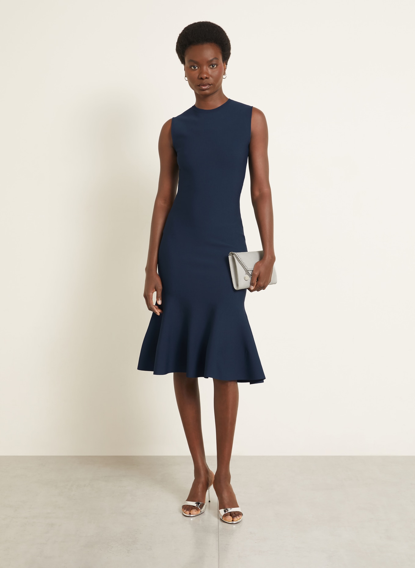 STELLA McCARTNEY Knit dress: DARK BLUE