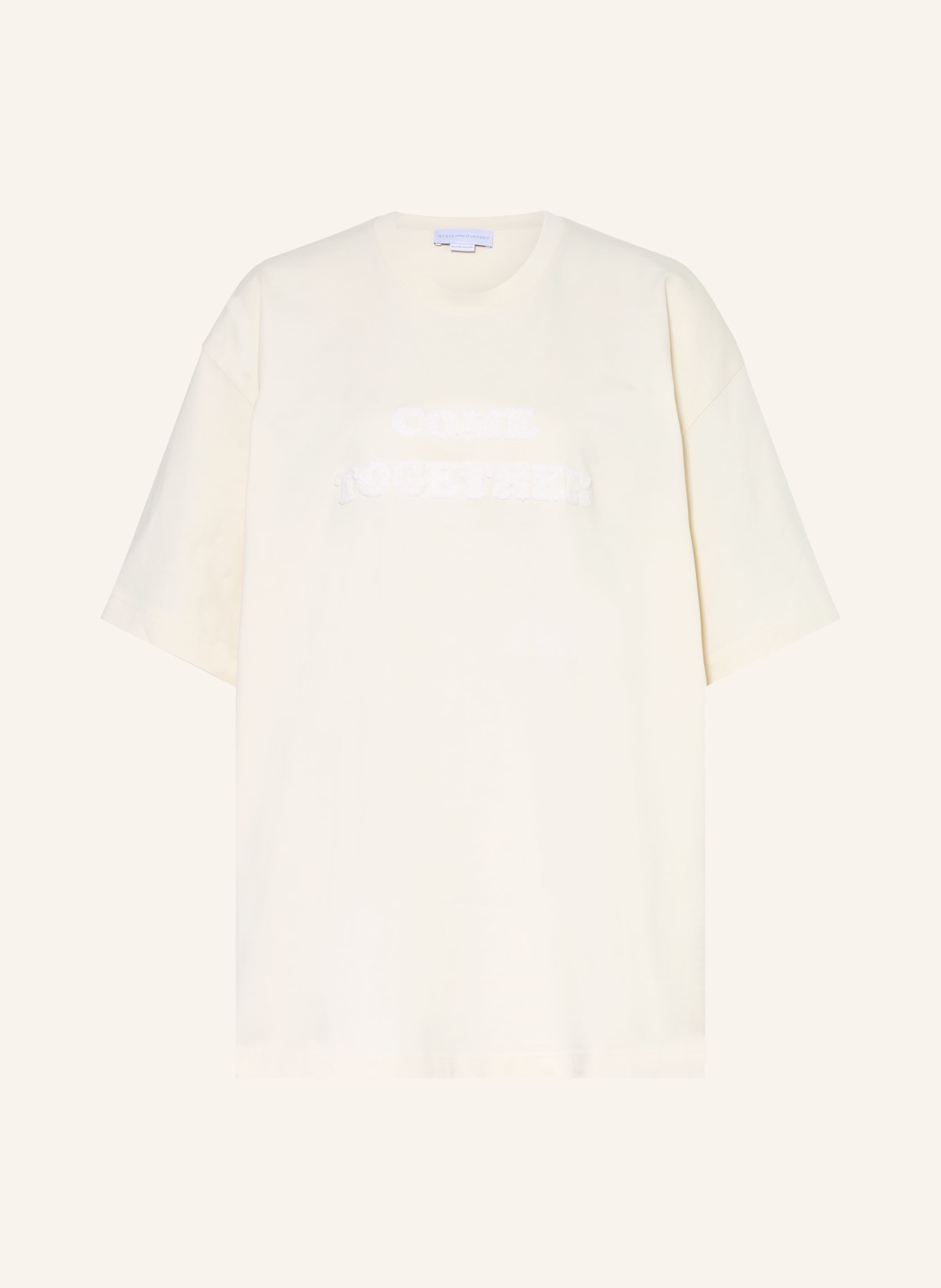 STELLA McCARTNEY Oversized-Shirt: CREME