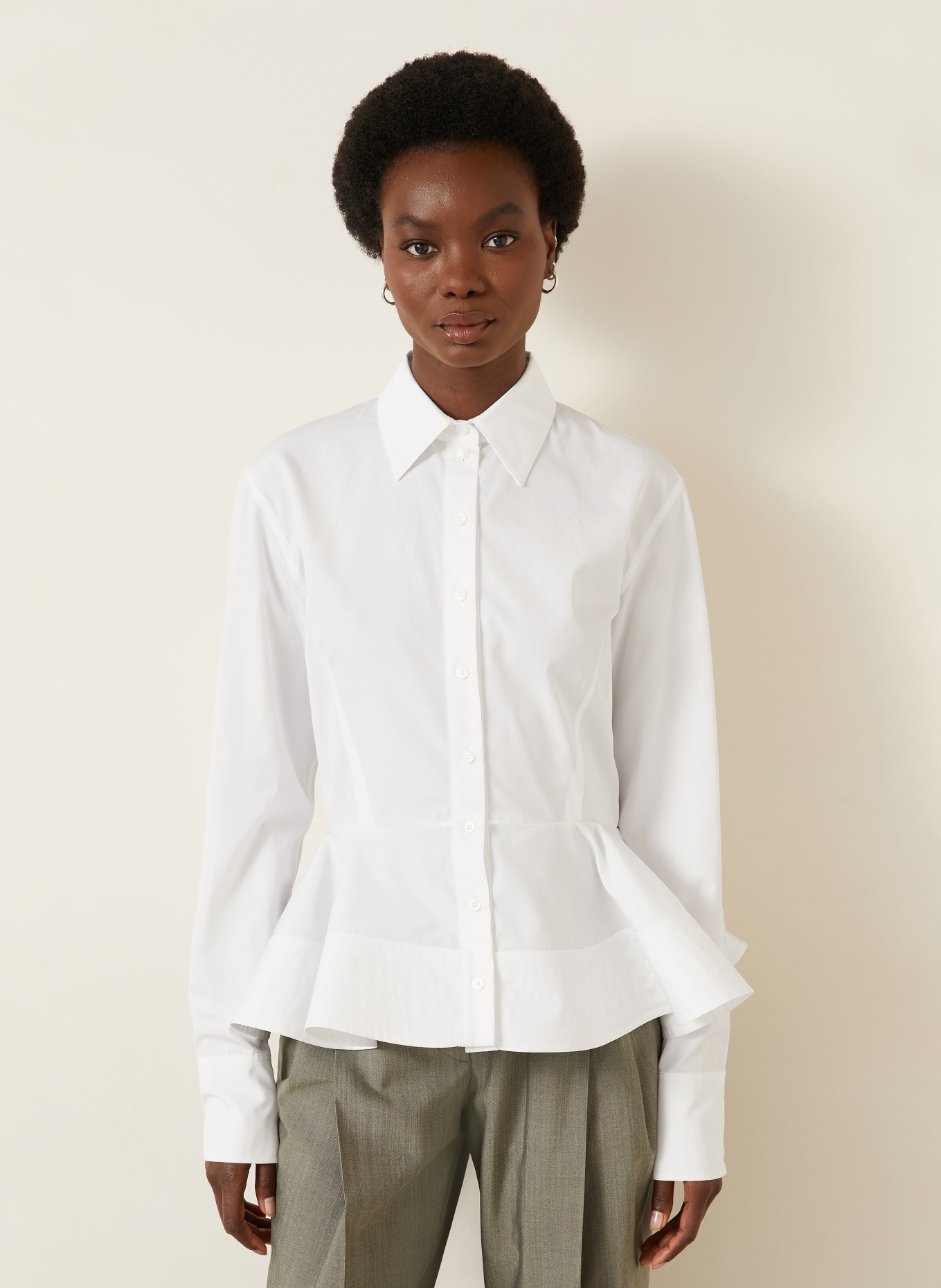 STELLA McCARTNEY Hemdbluse: WEISS