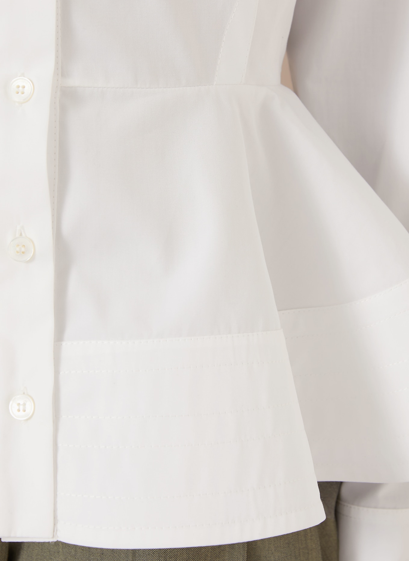 STELLA McCARTNEY Hemdbluse: WEISS