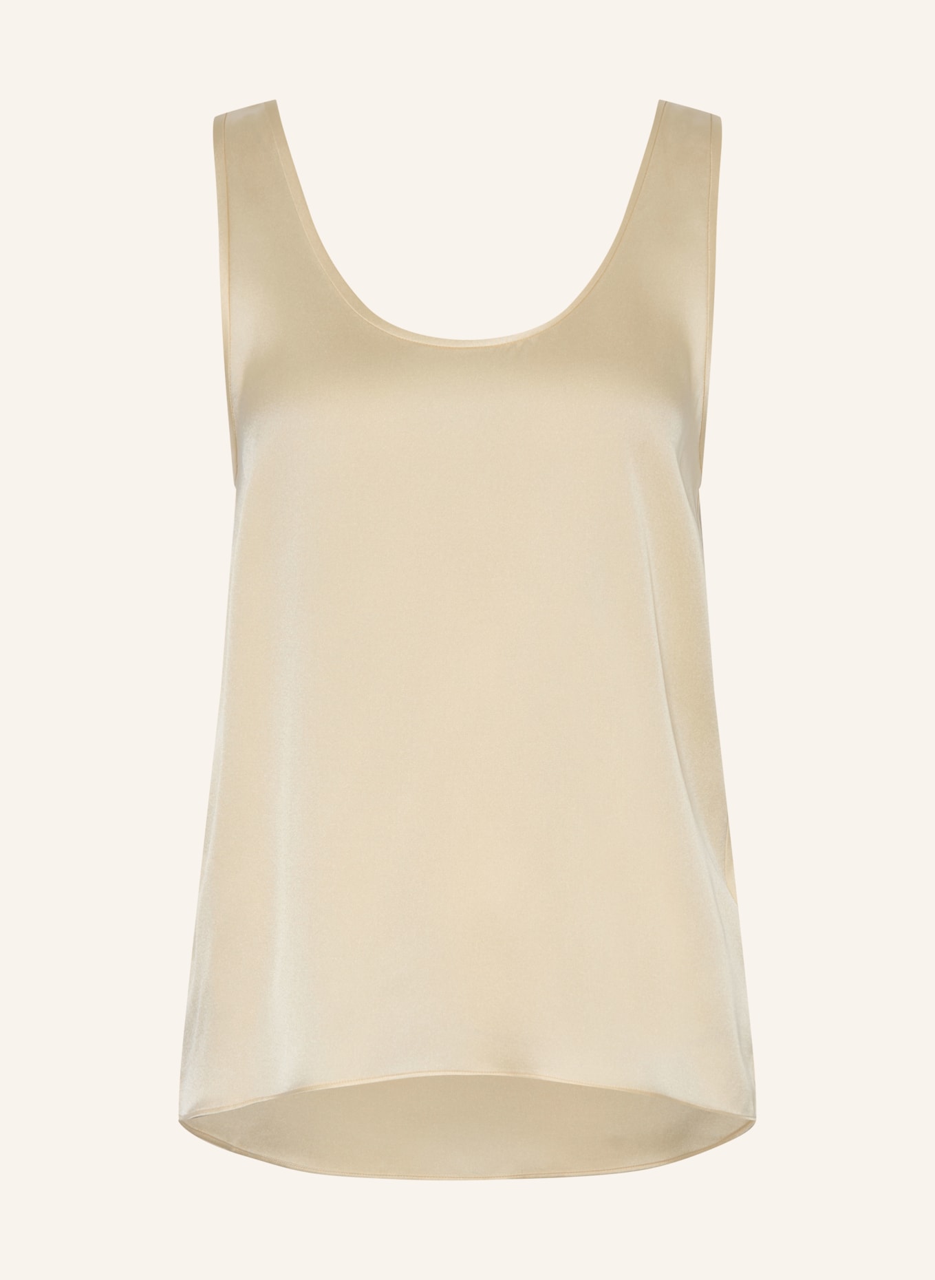 ANINE BING Seidentop LEA: HELLGELB