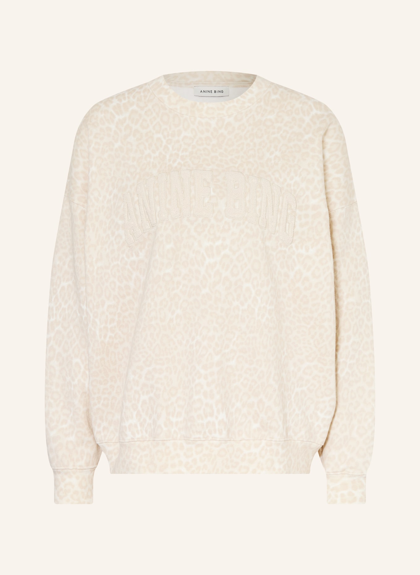 ANINE BING Sweatshirt MILES: CREME / BEIGE