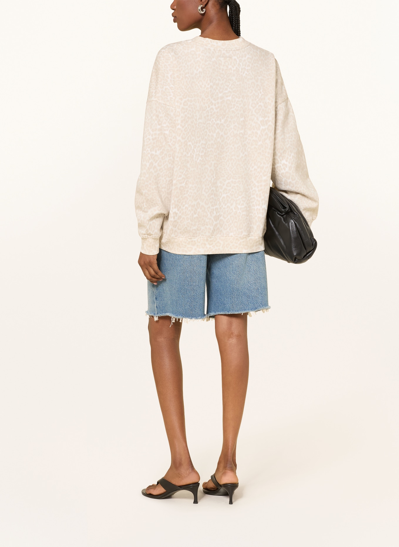 ANINE BING Sweatshirt MILES: CREME / BEIGE