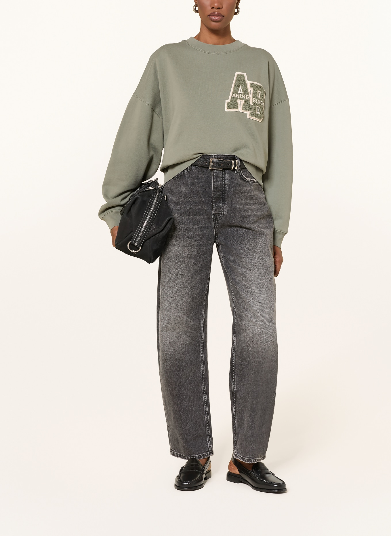 ANINE BING Sweatshirt MILES: KHAKI