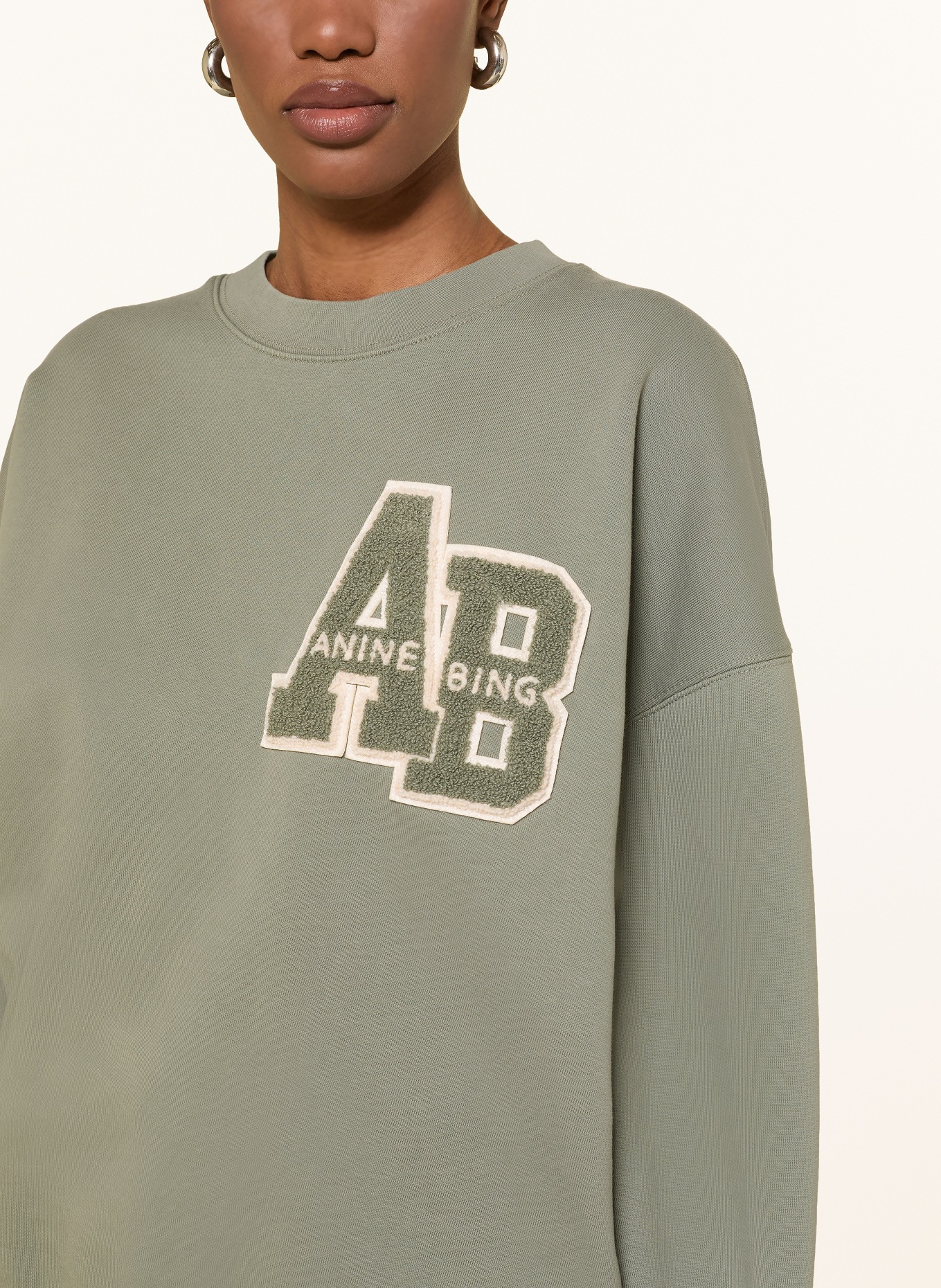 ANINE BING Sweatshirt MILES: KHAKI