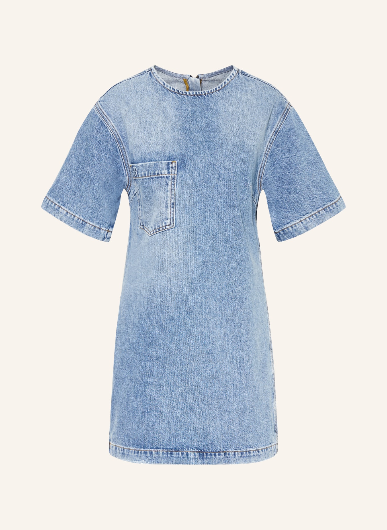 ANINE BING Jeansjurk TULAH: BLAUW