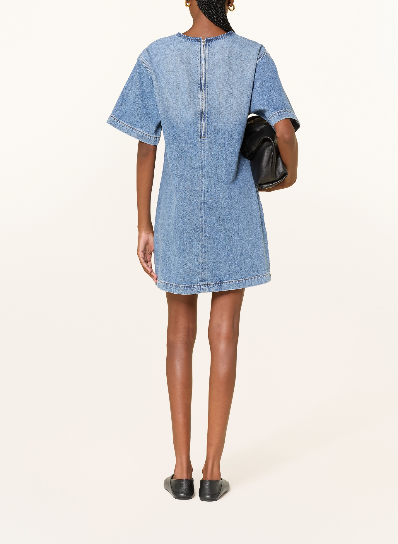 ANINE BING Jeansjurk TULAH: BLAUW