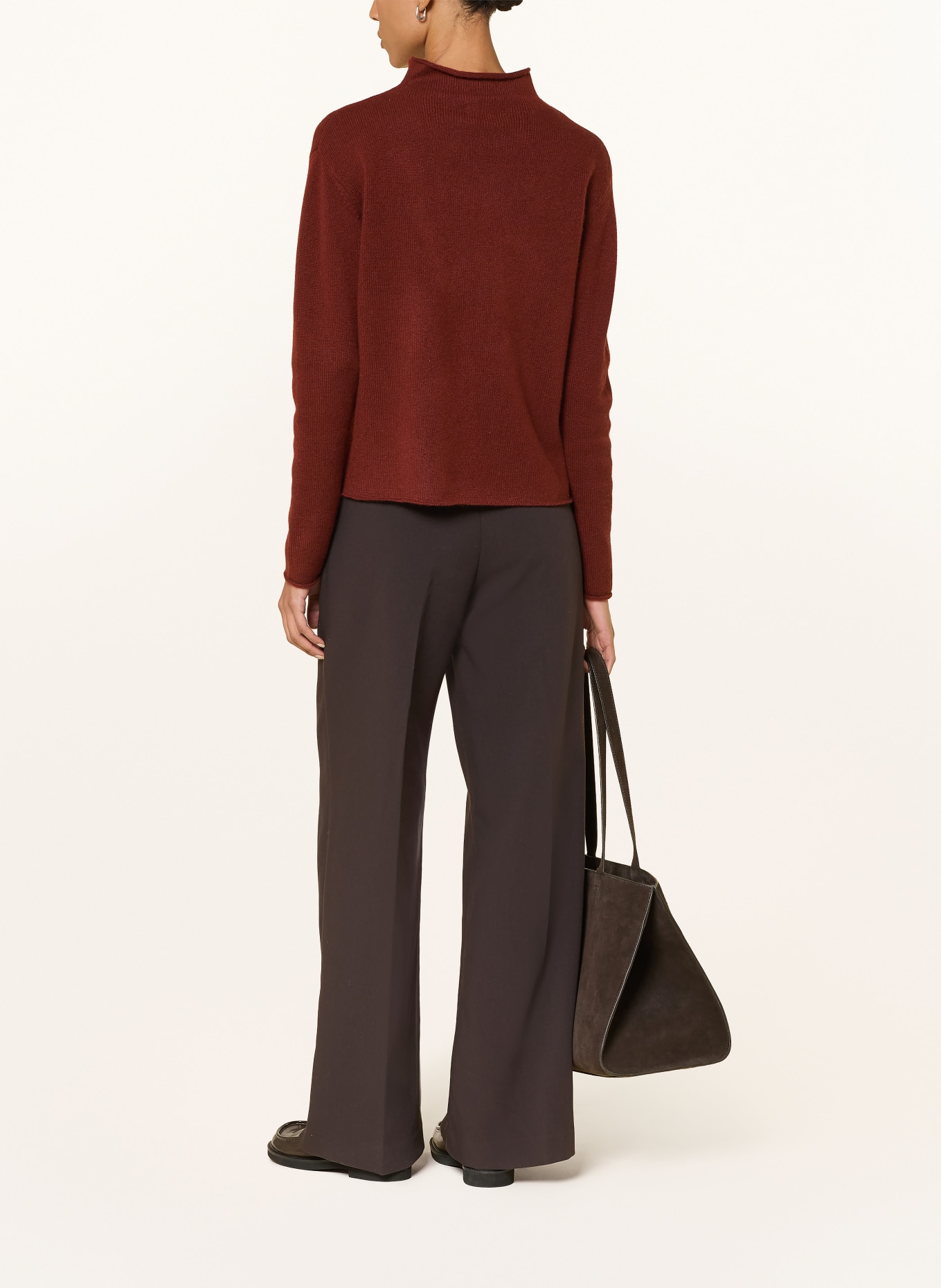 darling harbour Cashmere Sweater: MARONE