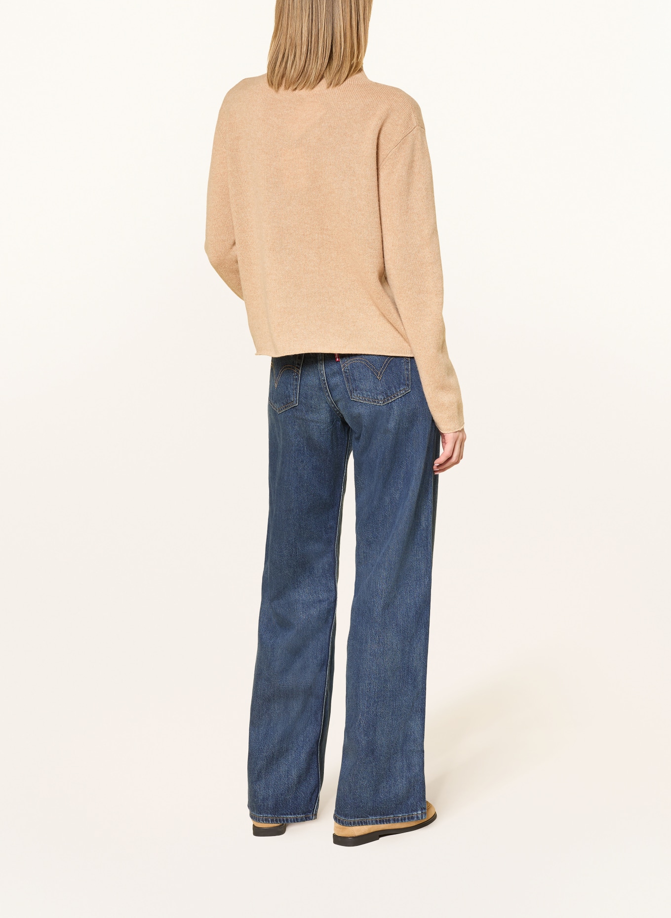 darling harbour Cashmere Sweater: camel Melange