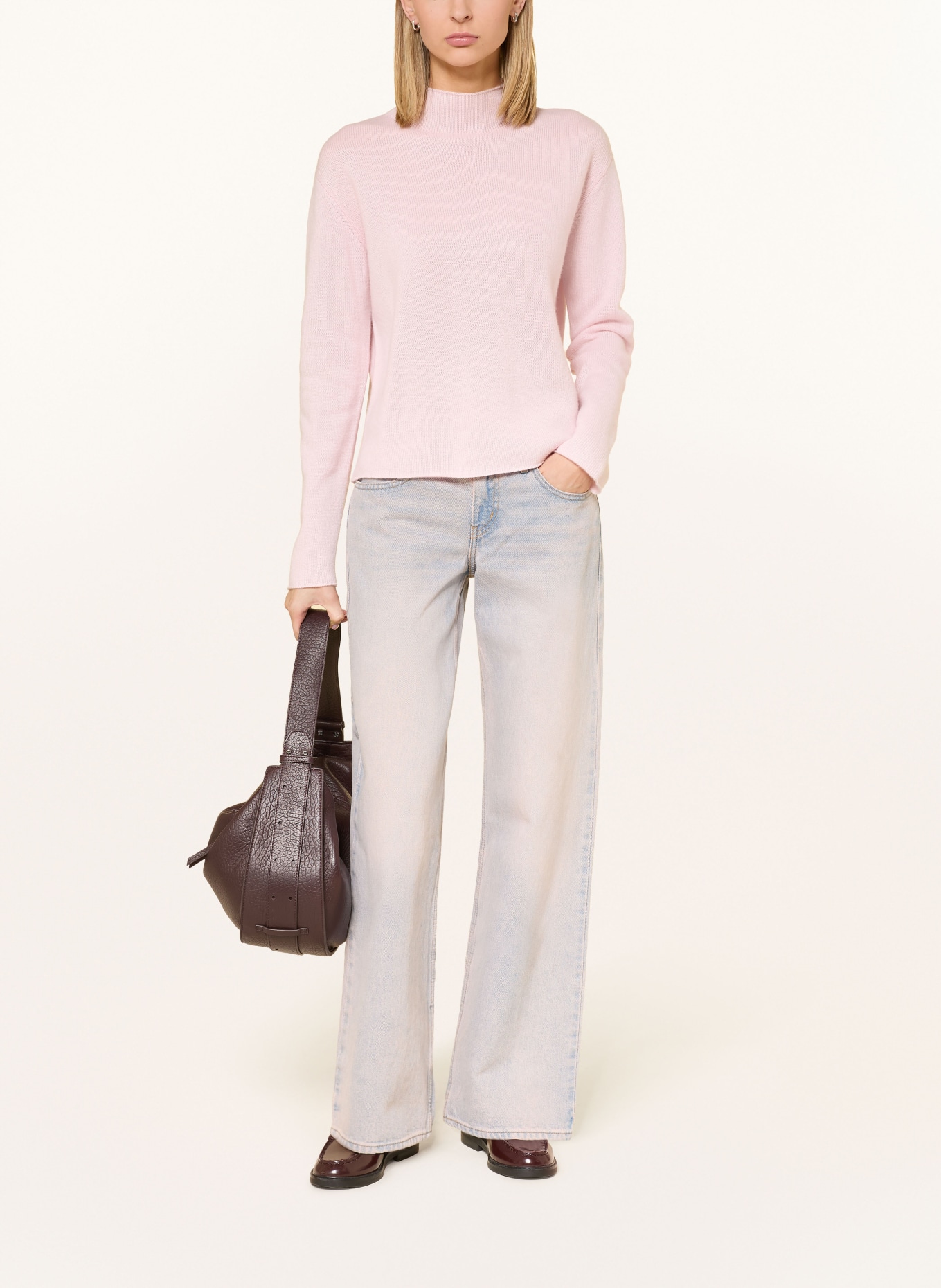 darling harbour Cashmere Sweater: ROSE