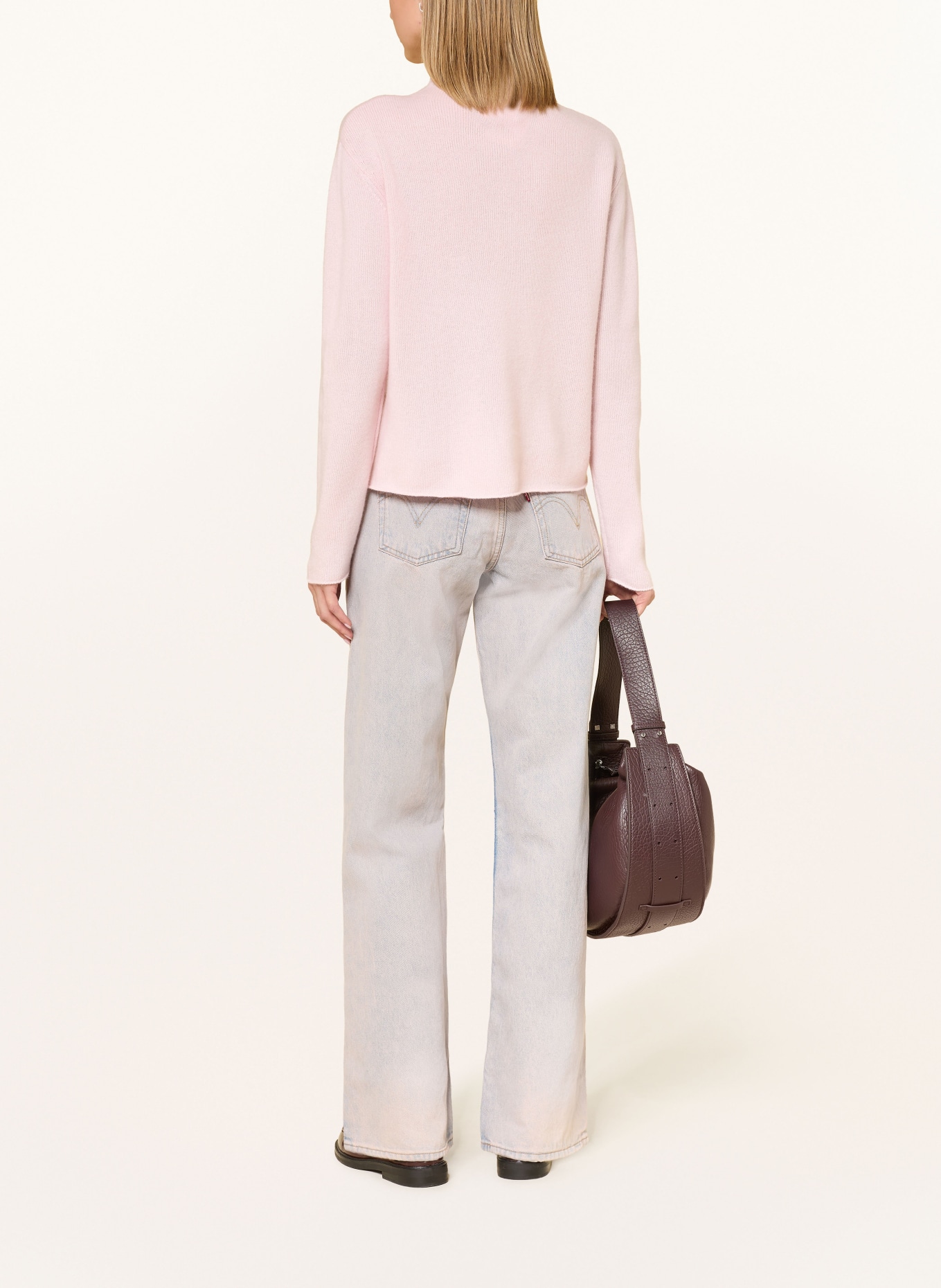 darling harbour Cashmere Sweater: ROSE