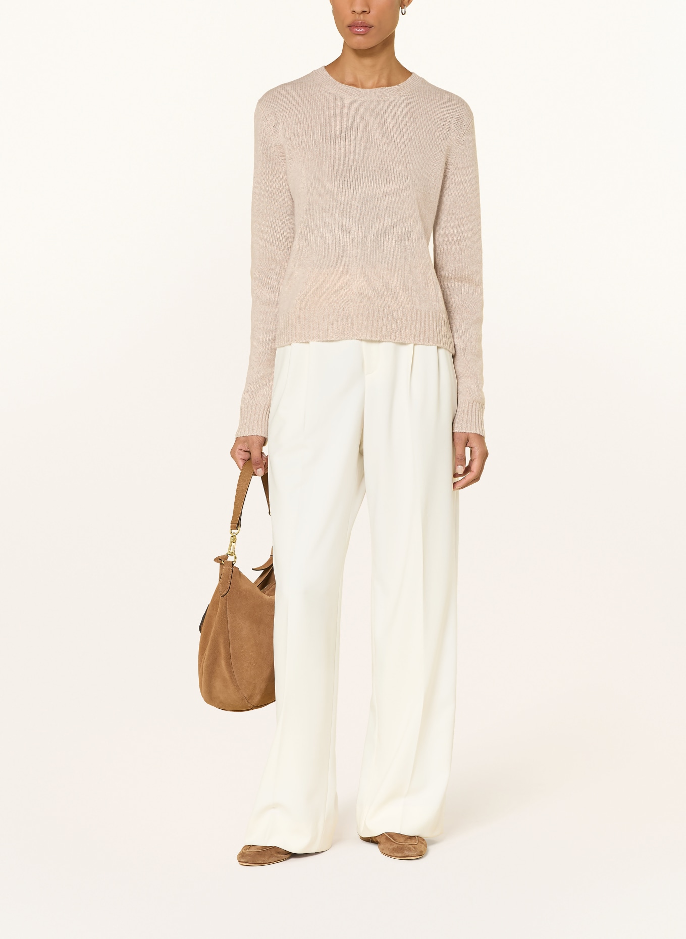 darling harbour Sweter z kaszmiru: Sand Melange