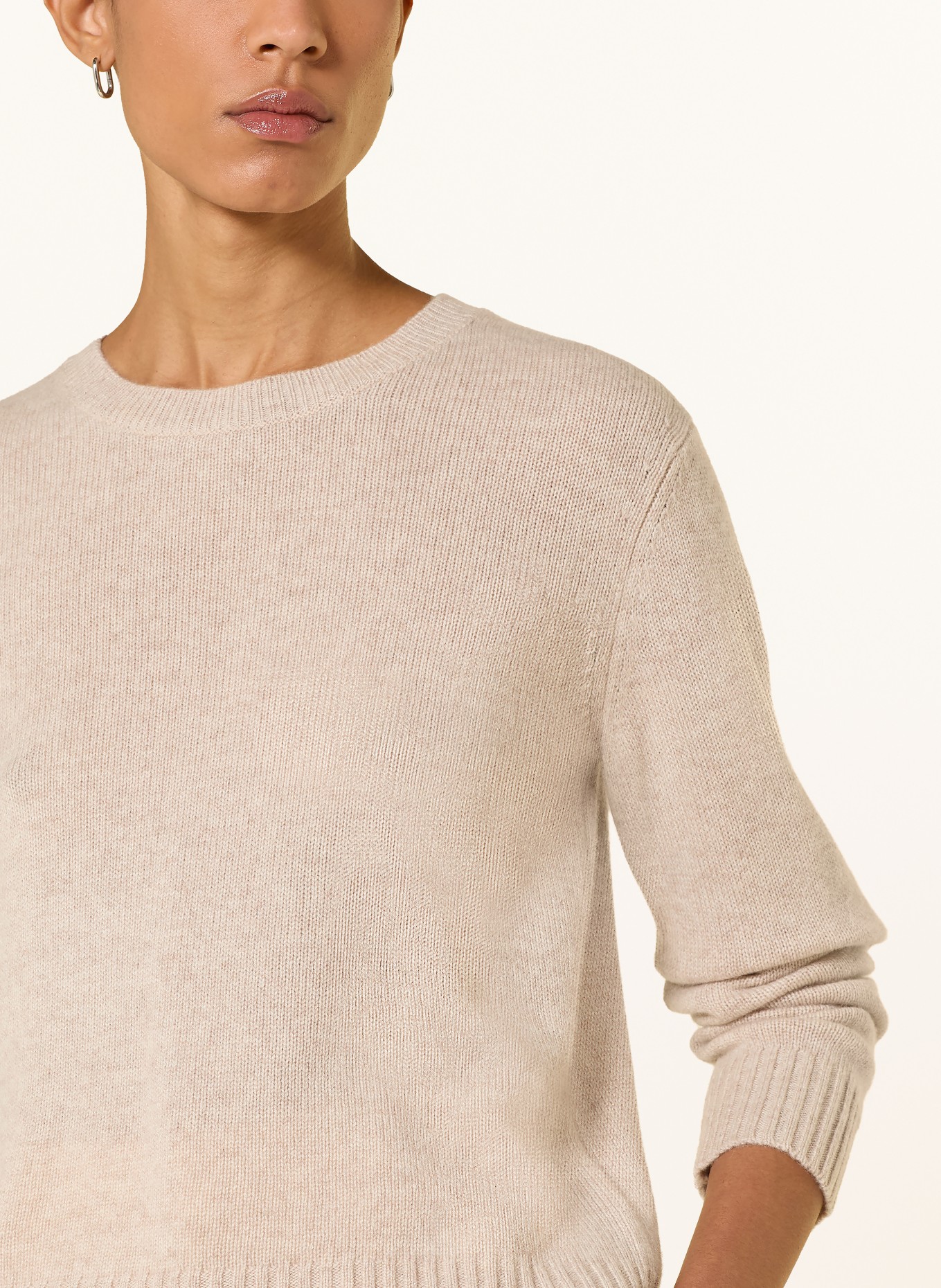 darling harbour Sweter z kaszmiru: Sand Melange