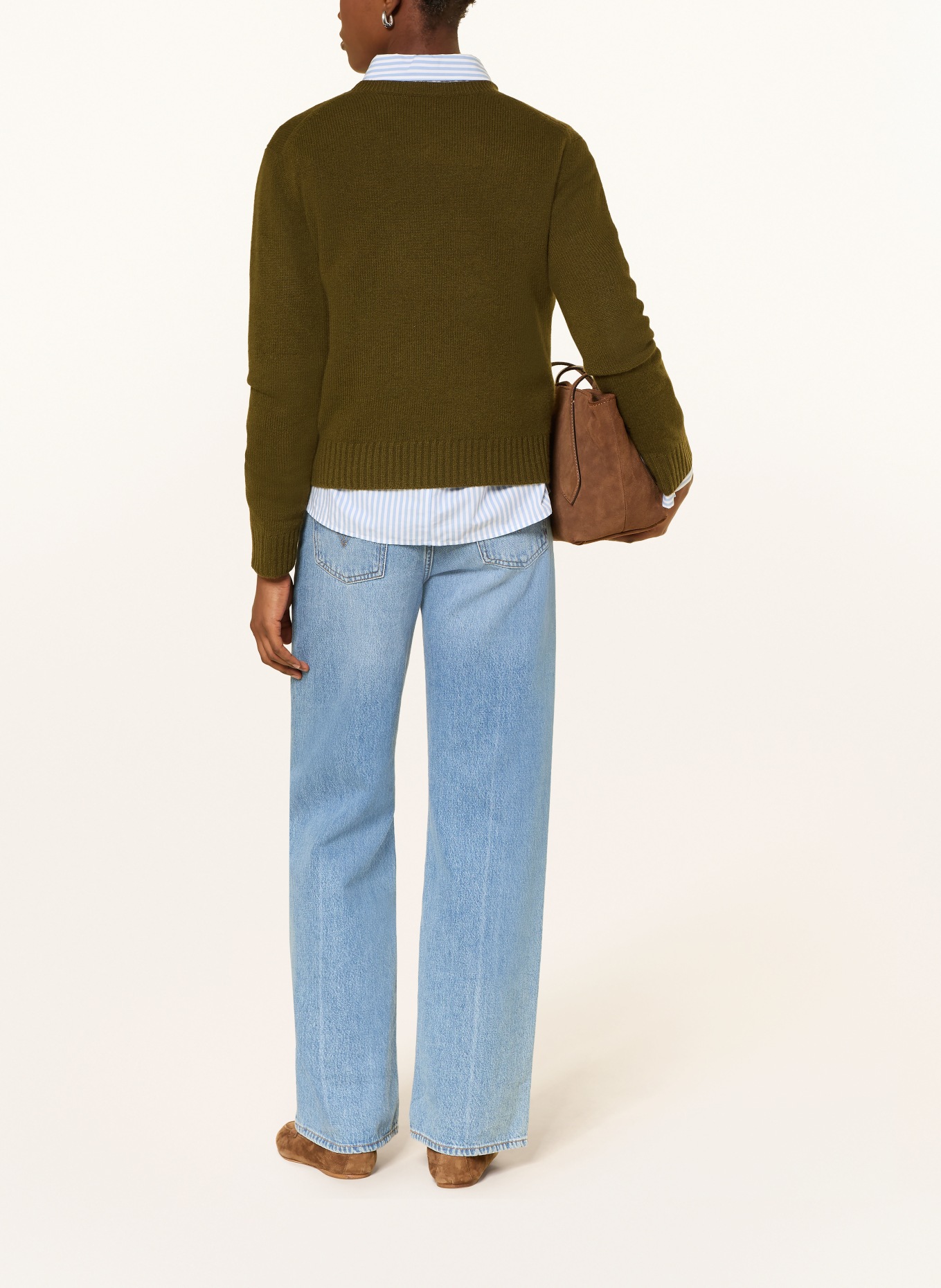 darling harbour Sweter z kaszmiru: OLIVE