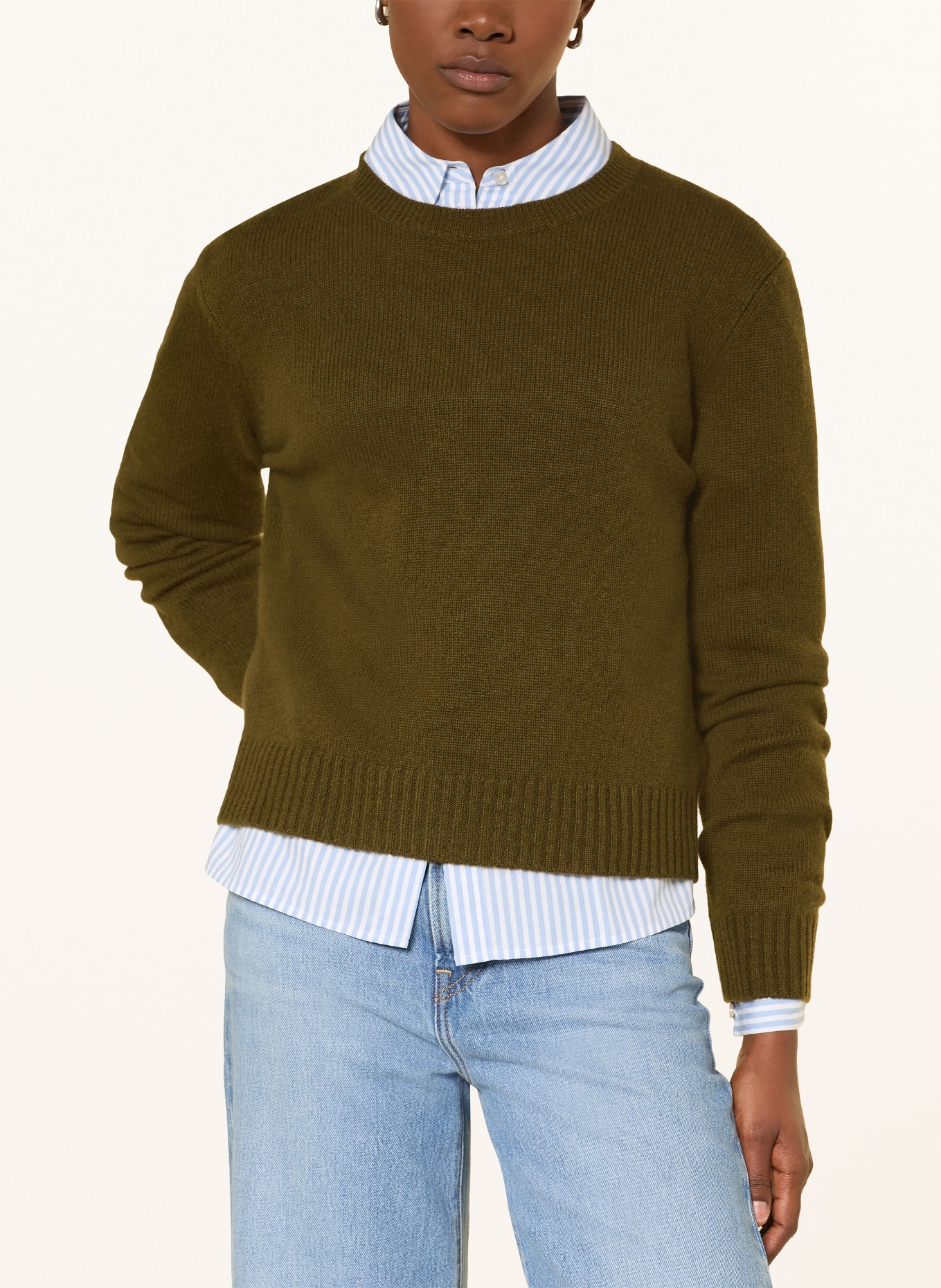 darling harbour Sweter z kaszmiru: OLIVE