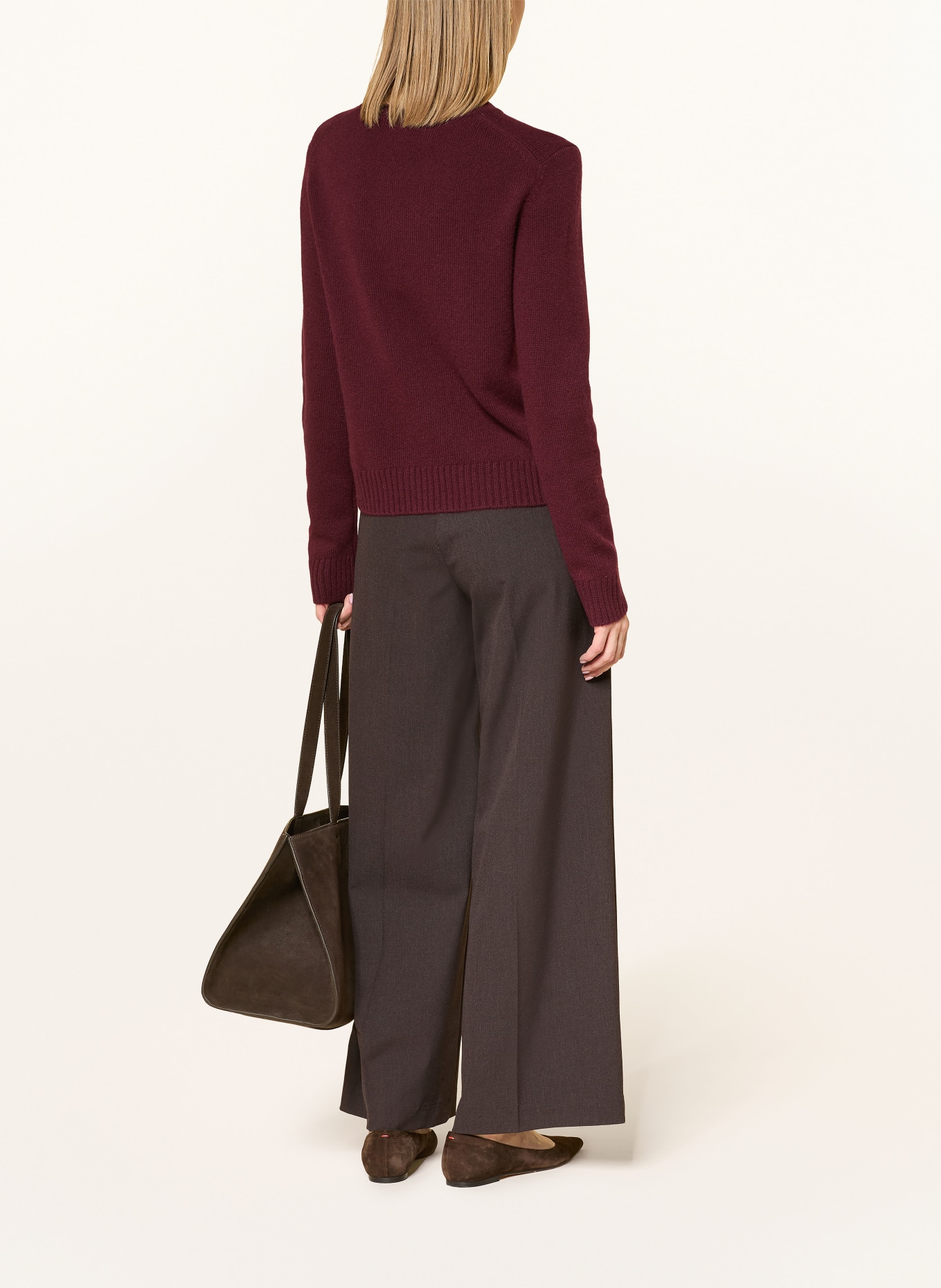 darling harbour Sweter z kaszmiru: deep merlot