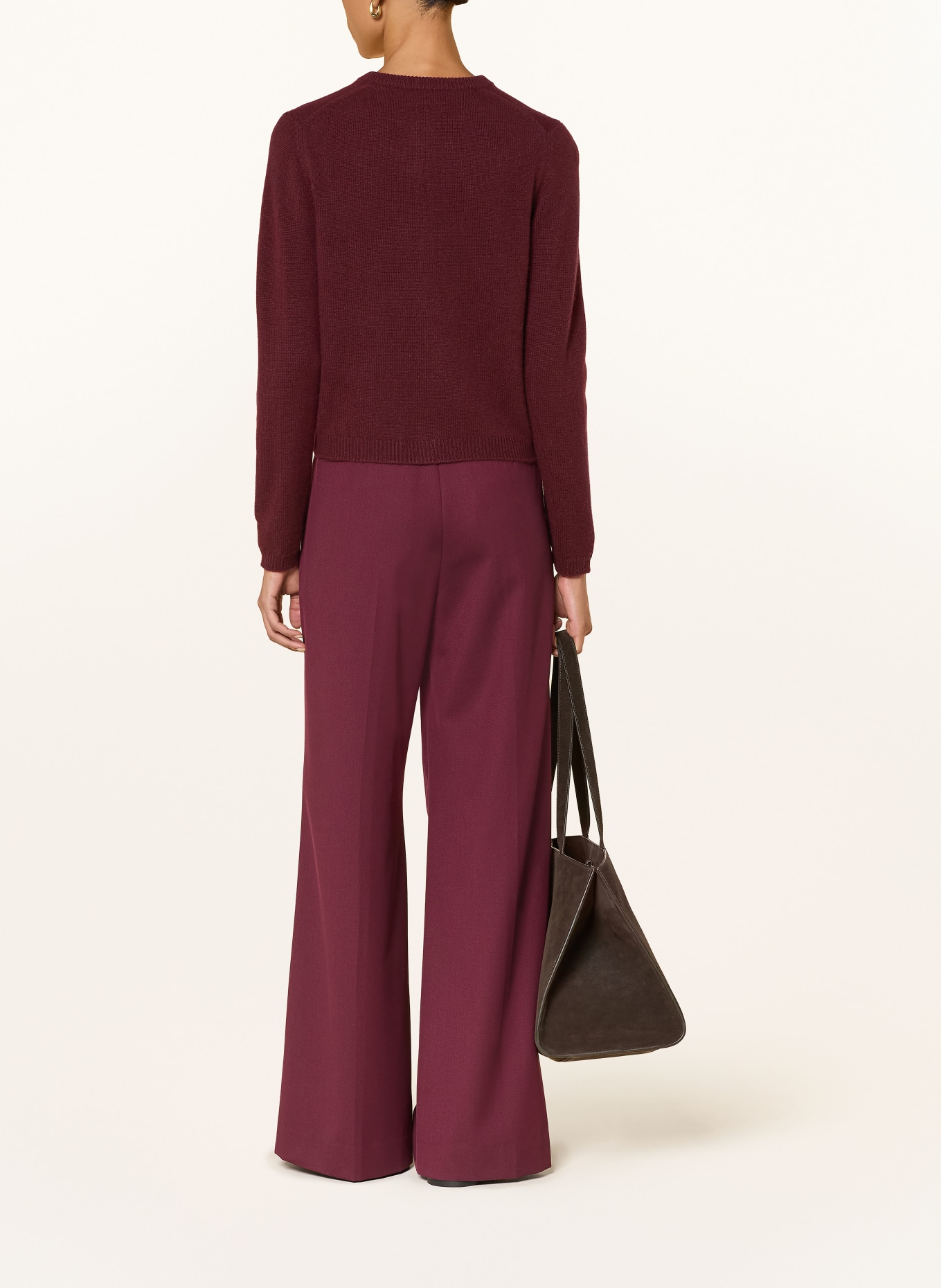 darling harbour Strickjacke aus Cashmere: deep merlot