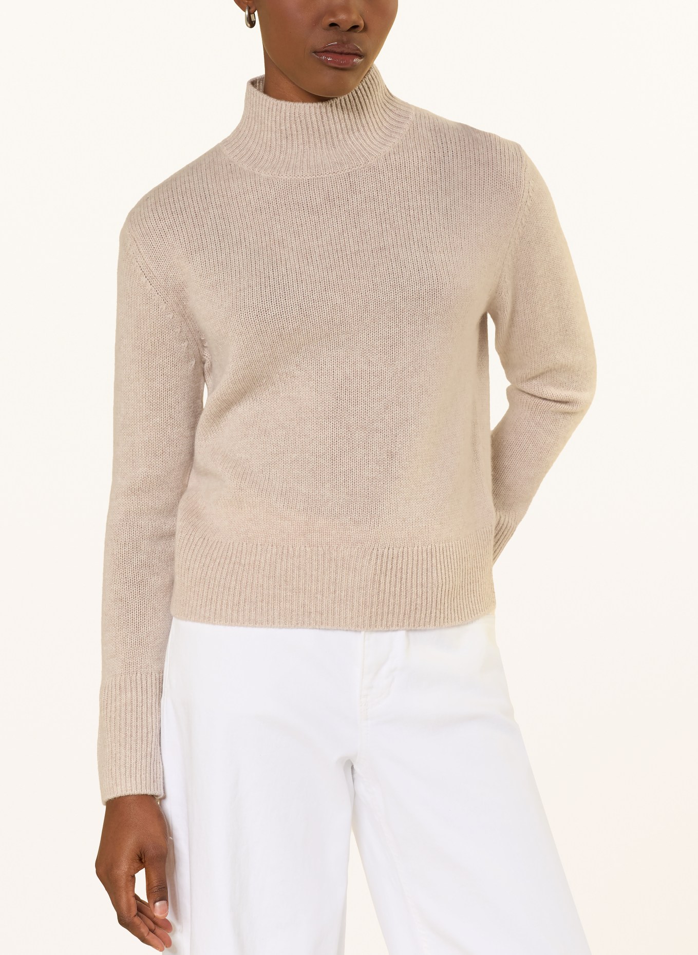 darling harbour Sweter z kaszmiru: Sand Melange