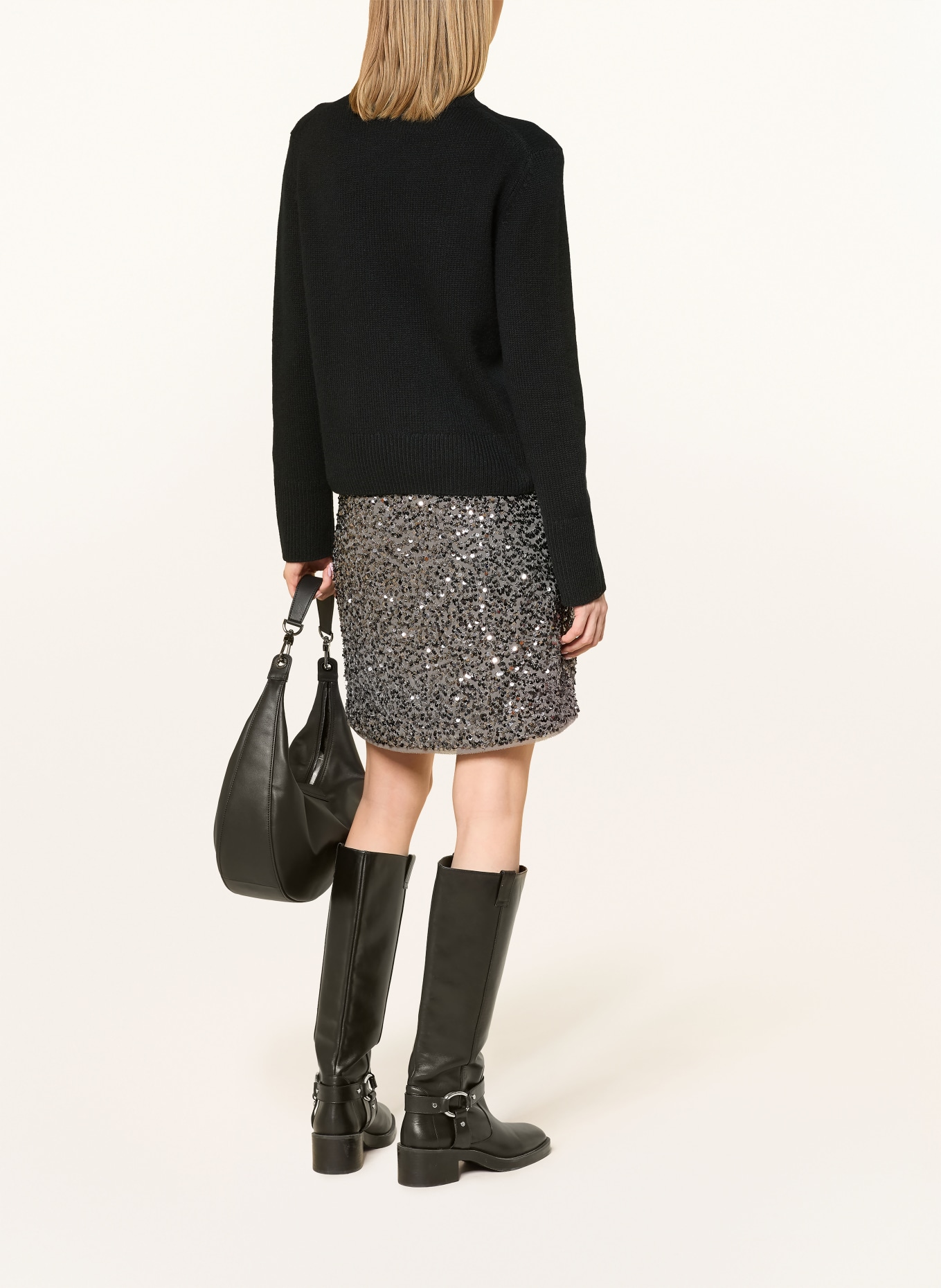 darling harbour Sweter z kaszmiru: BLACK