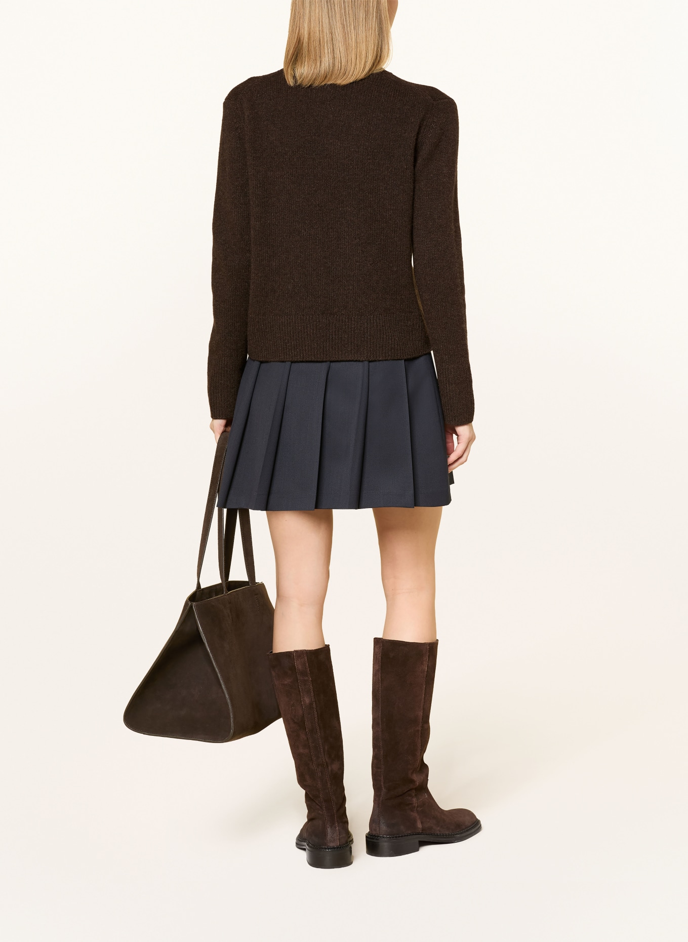 darling harbour Sweter z kaszmiru: chocolate melange