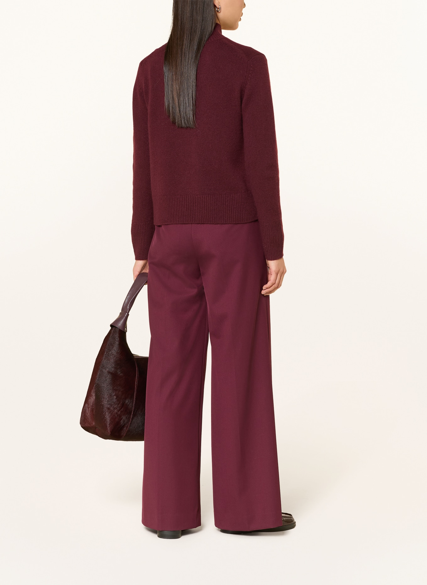 darling harbour Sweter z kaszmiru: deep merlot