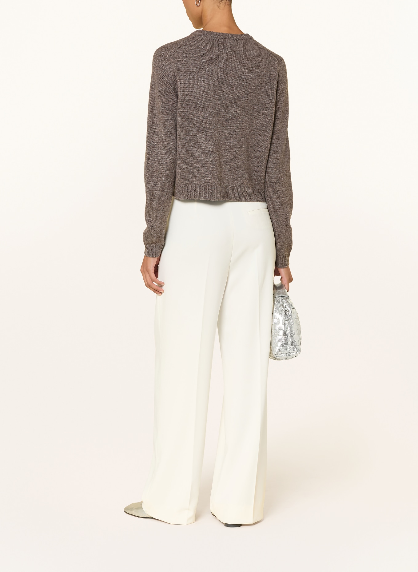 darling harbour Strickjacke aus Cashmere: truffle melange