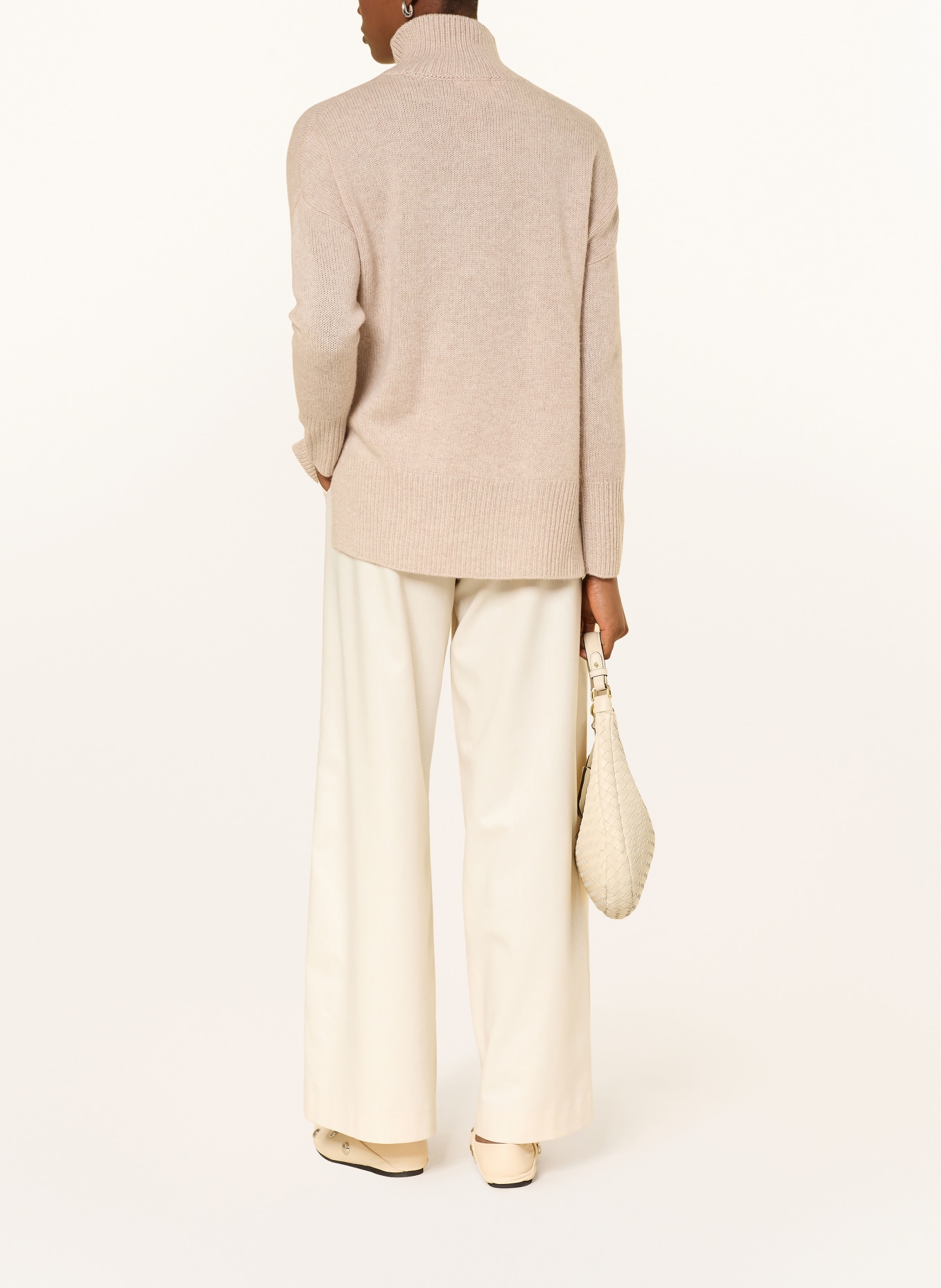 darling harbour Cashmere sweater: Sand Melange