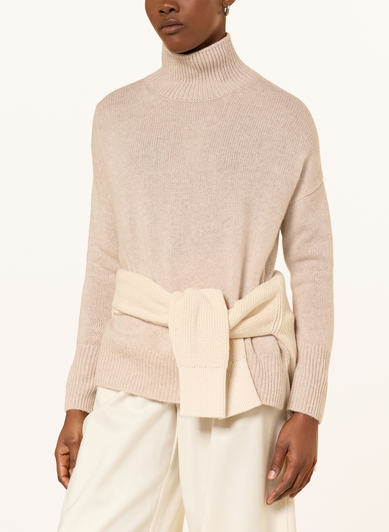 darling harbour Cashmere sweater: Sand Melange