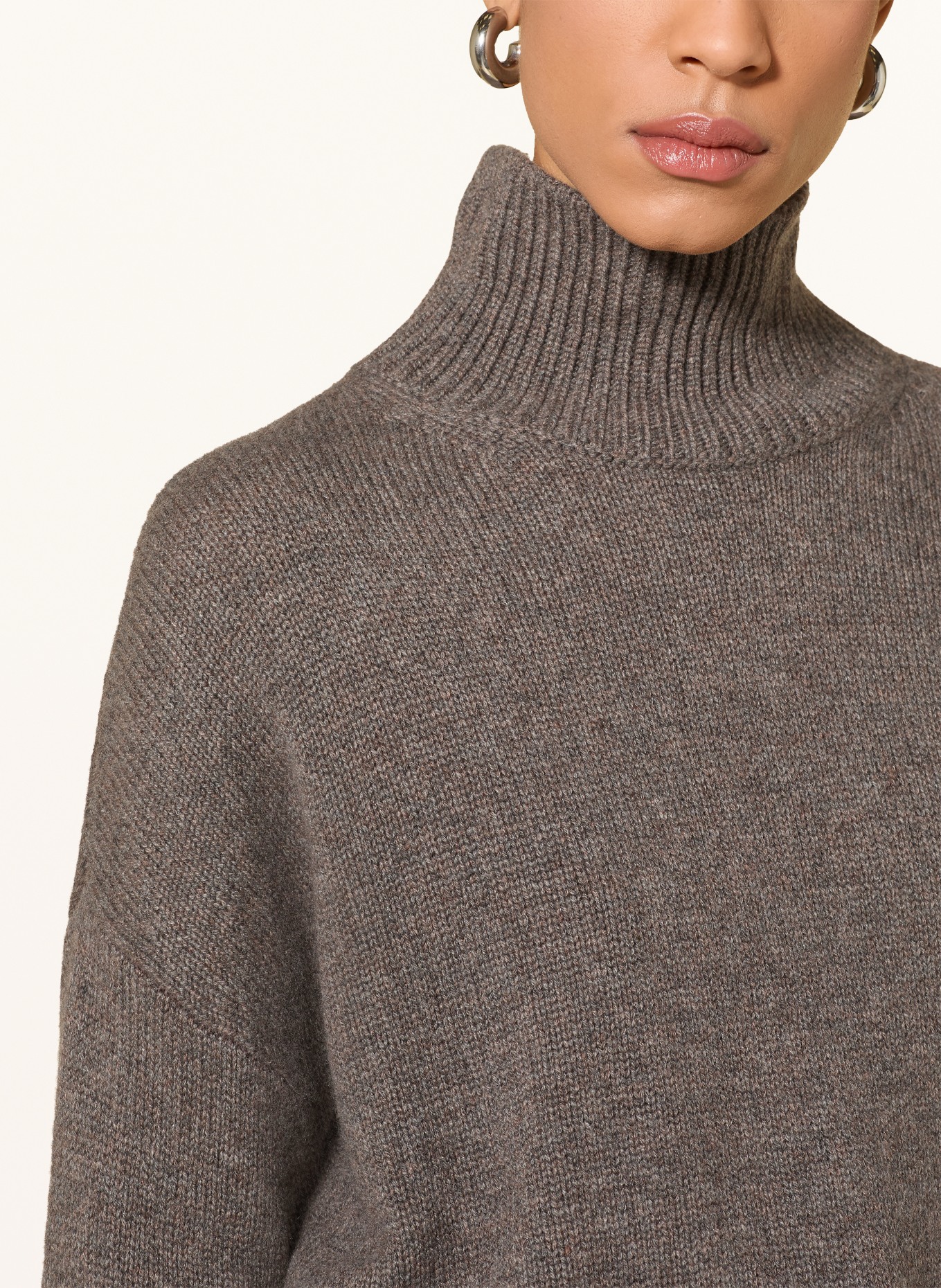 darling harbour Cashmere sweater: truffle melange