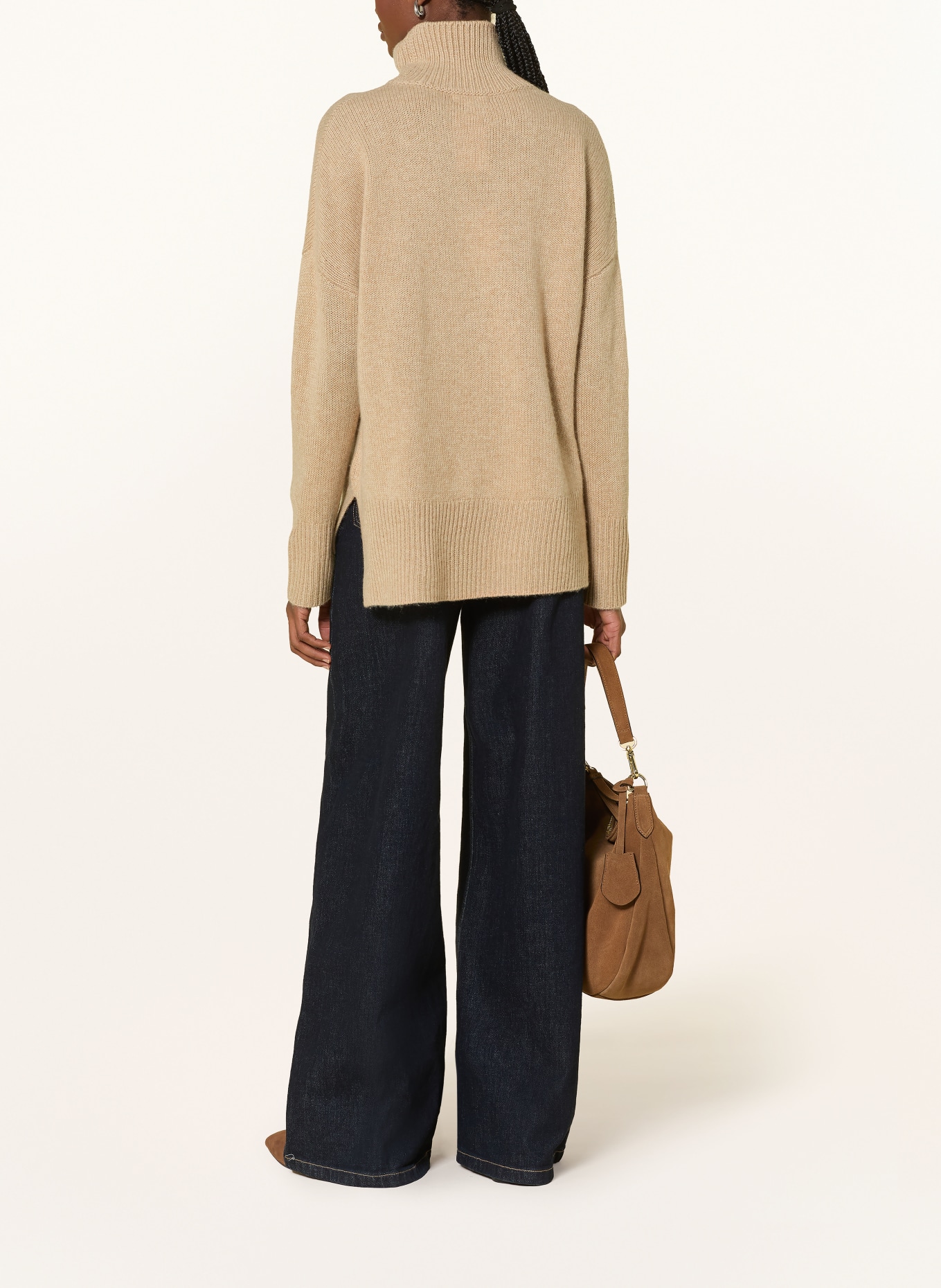 darling harbour Cashmere sweater: camel Melange
