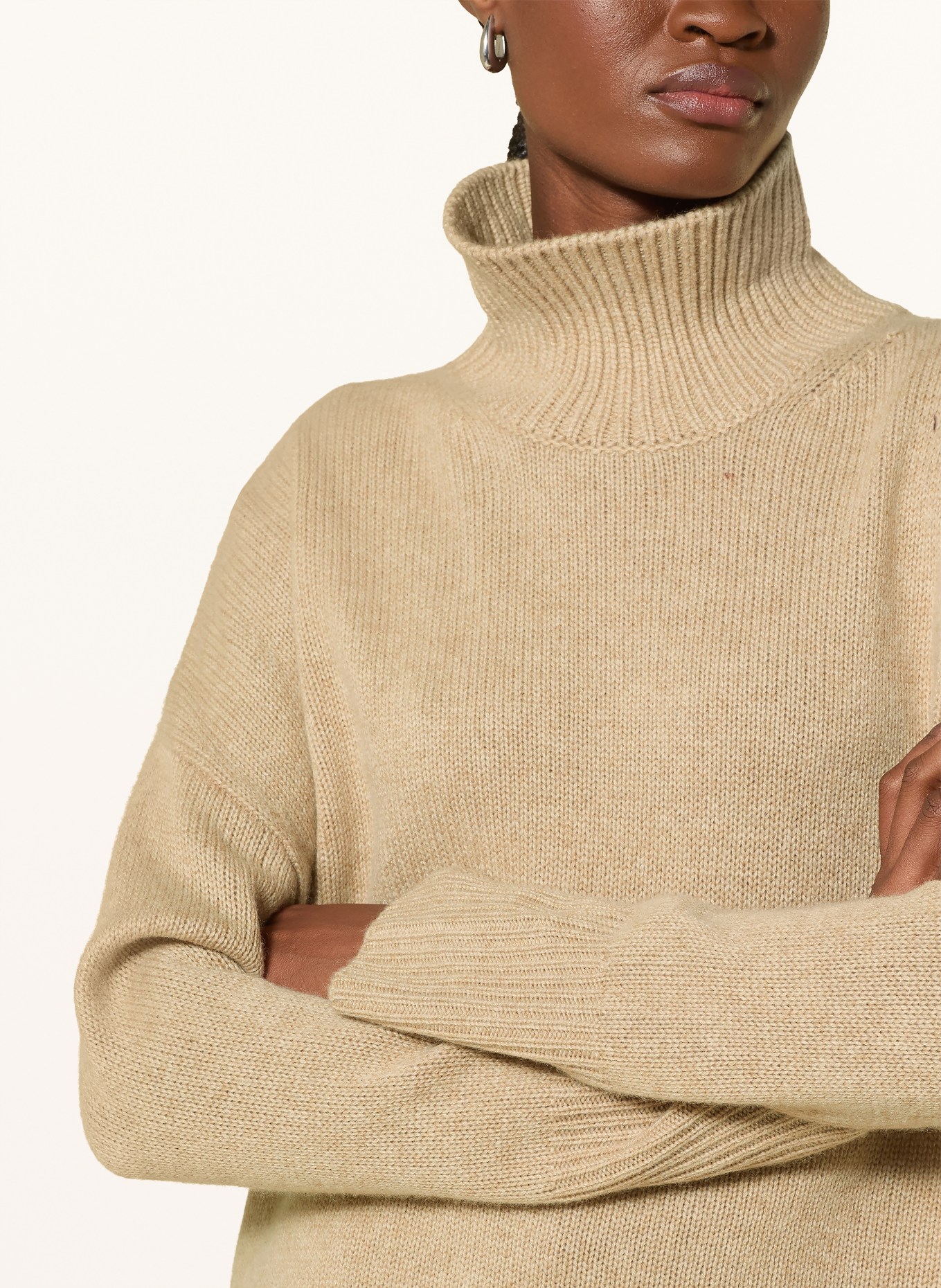 darling harbour Cashmere sweater: camel Melange